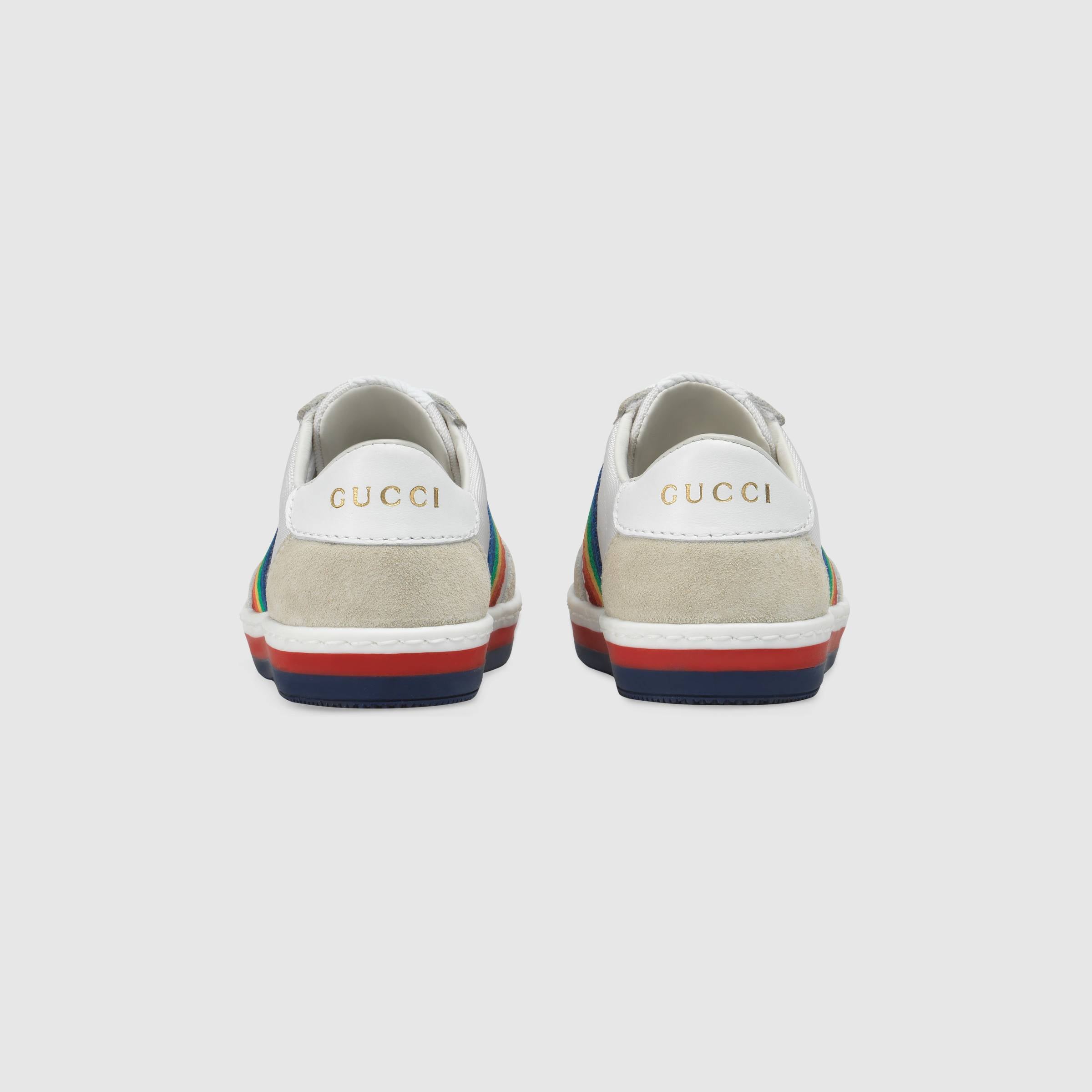 Baby White & Chromatic Stripes Shoes