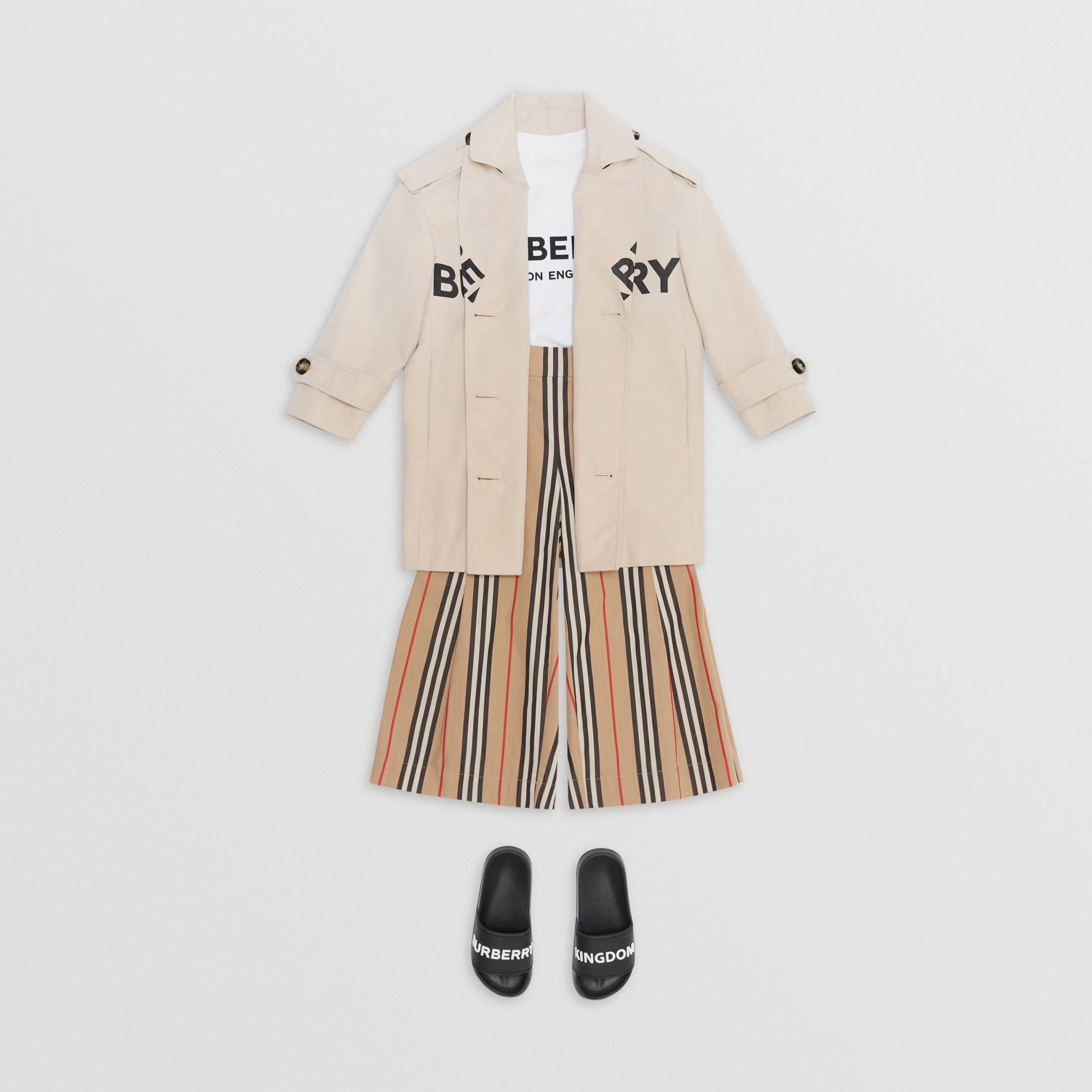 Girls Stone Cotton Rainwear