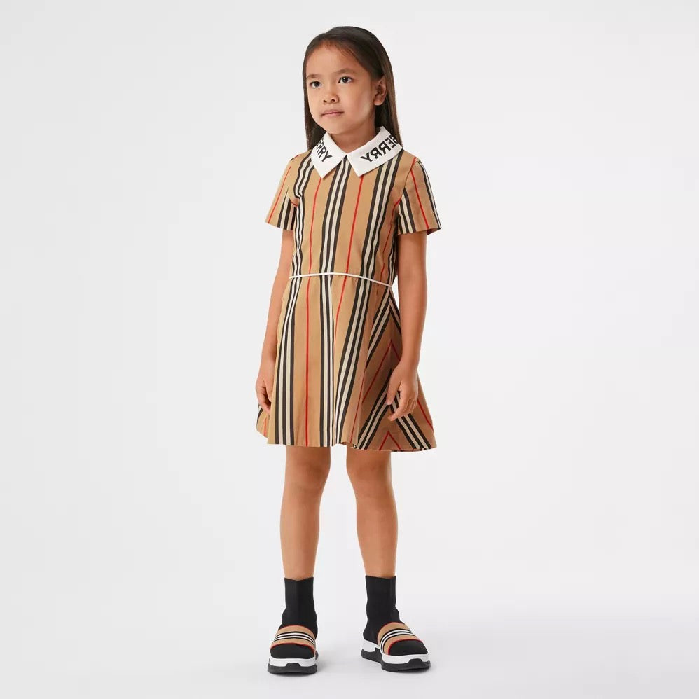Girls Archive Beige Cotton Dress