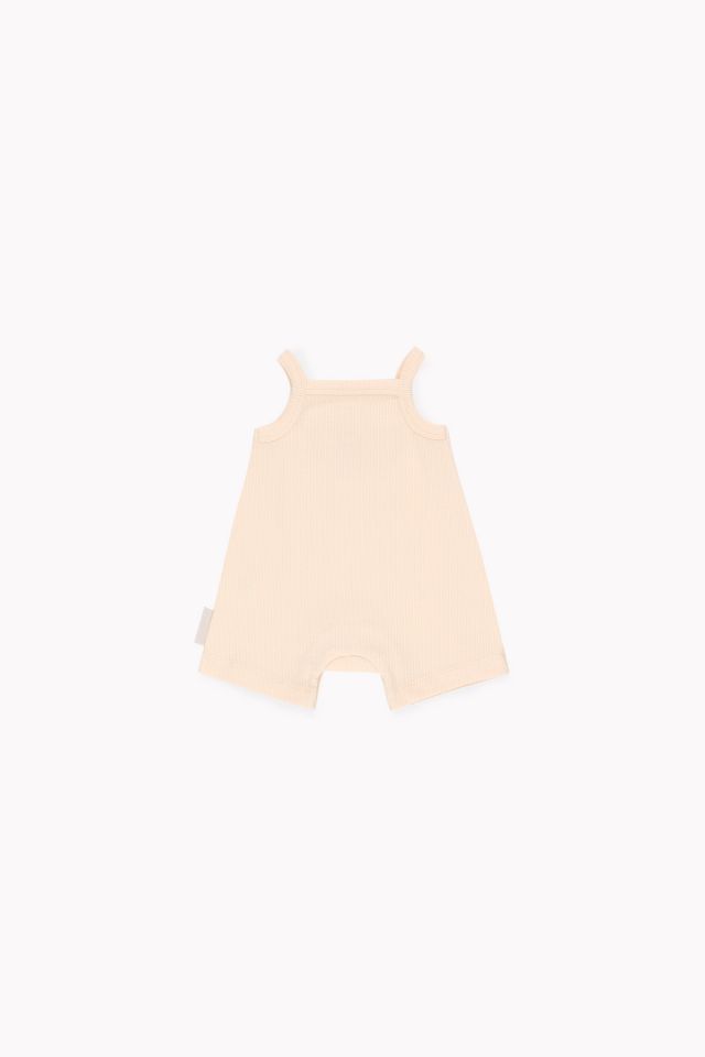 Baby Girls Cream & Red Cotton Babysuits