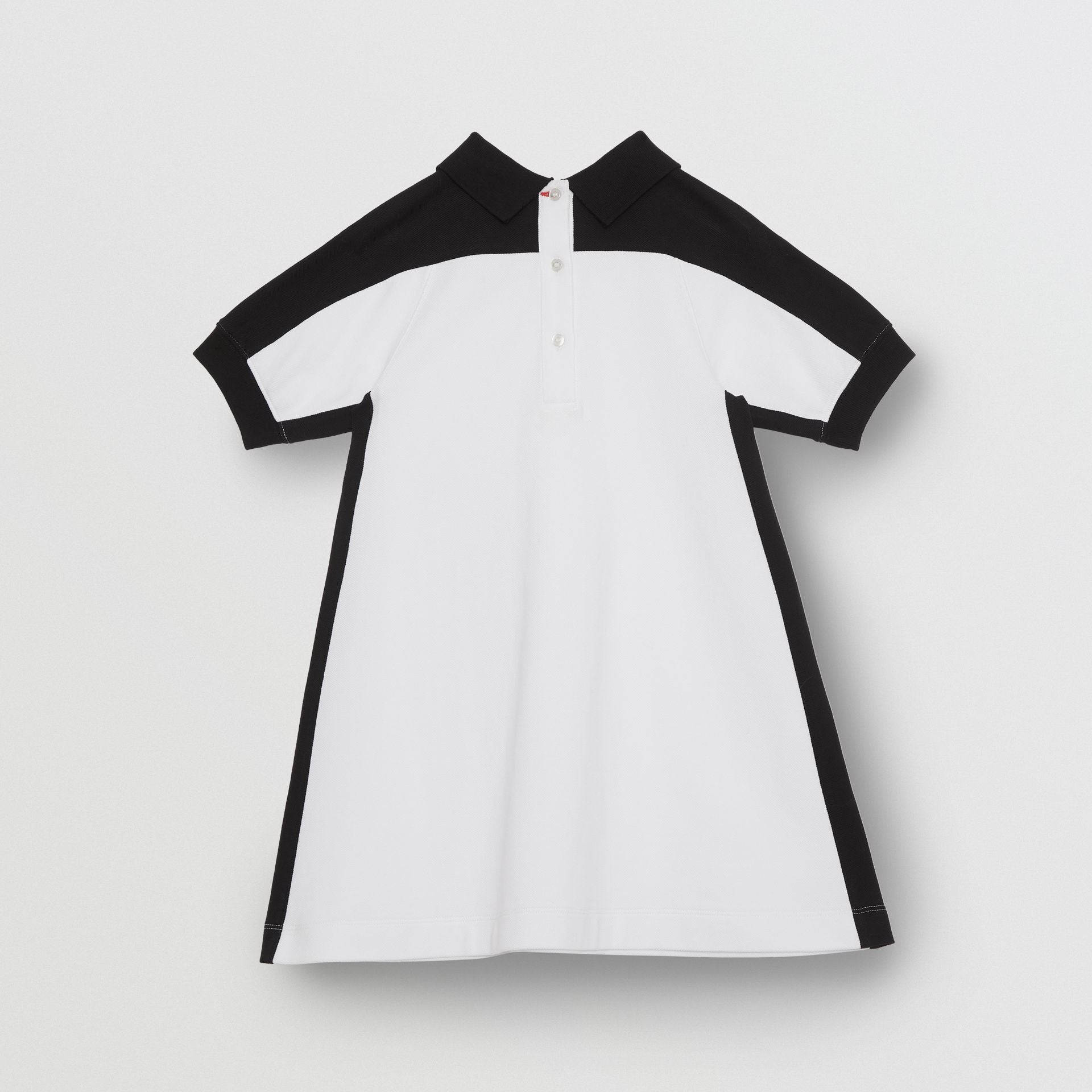 Girls White Jersy Cotton Dress