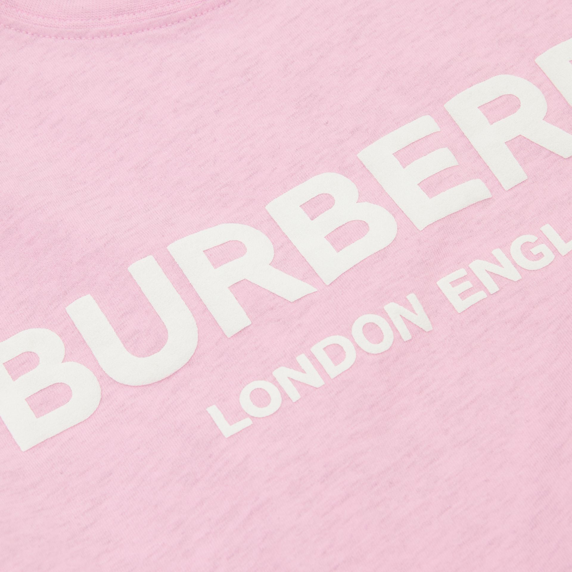 Girls Pink Logo Cotton T-shirt