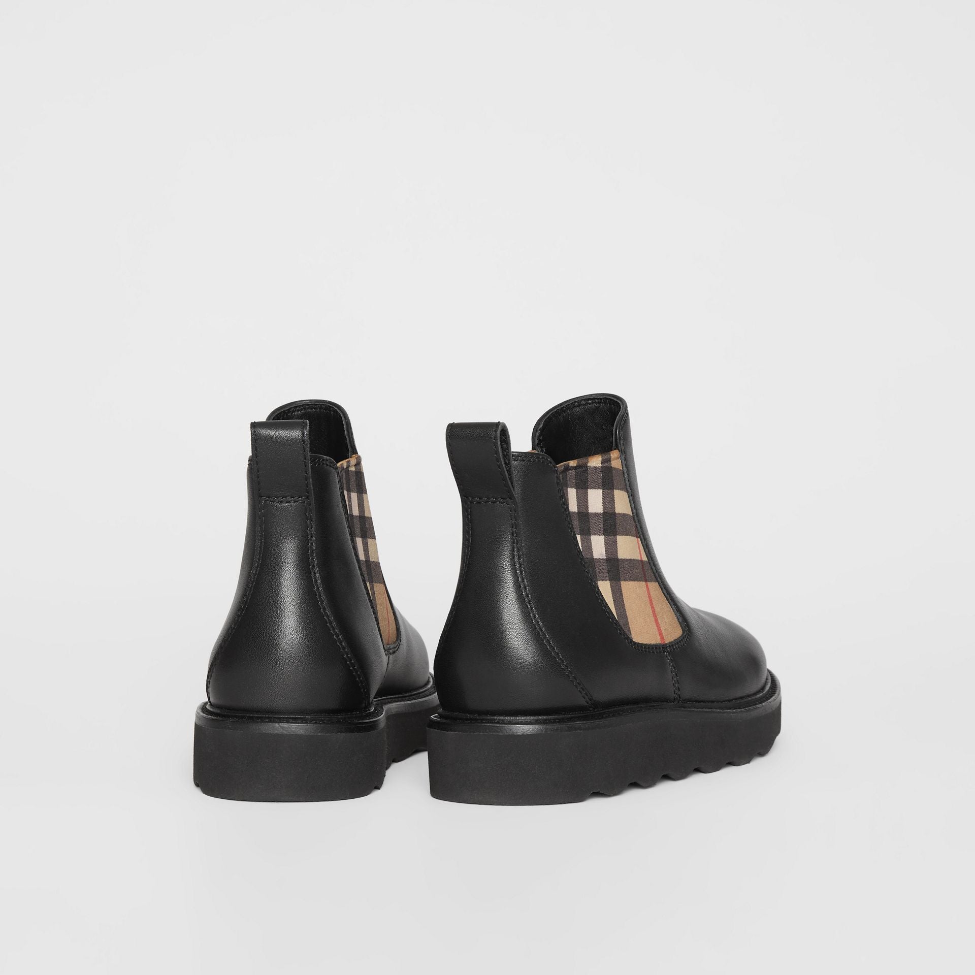 Girls Black Leather Shoes
