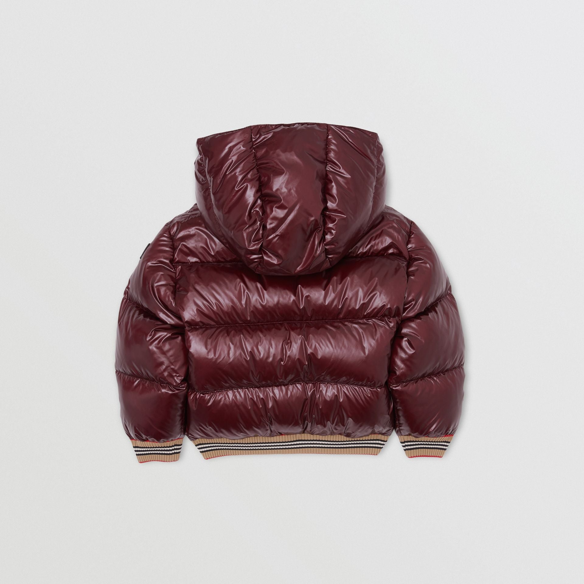 Girls Wine Red Padded Down Jacket