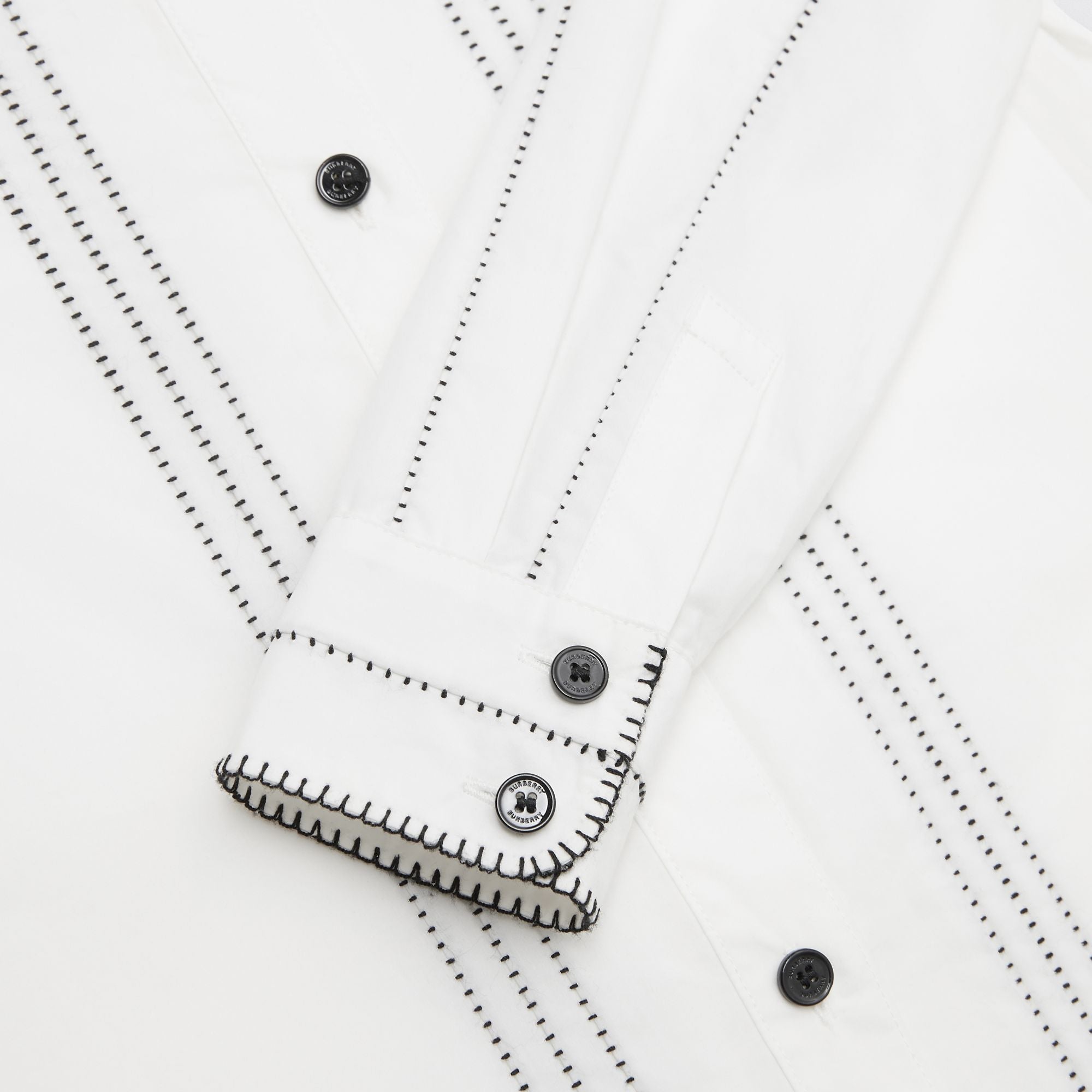 Girls White Cotton Shirt