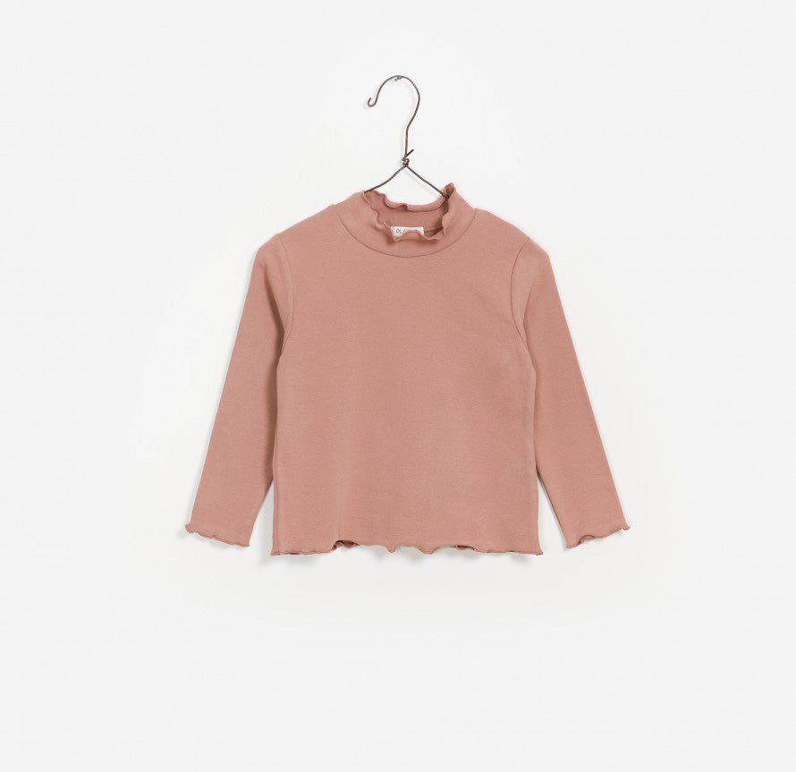 Girls Brick Red Cotton Sweater