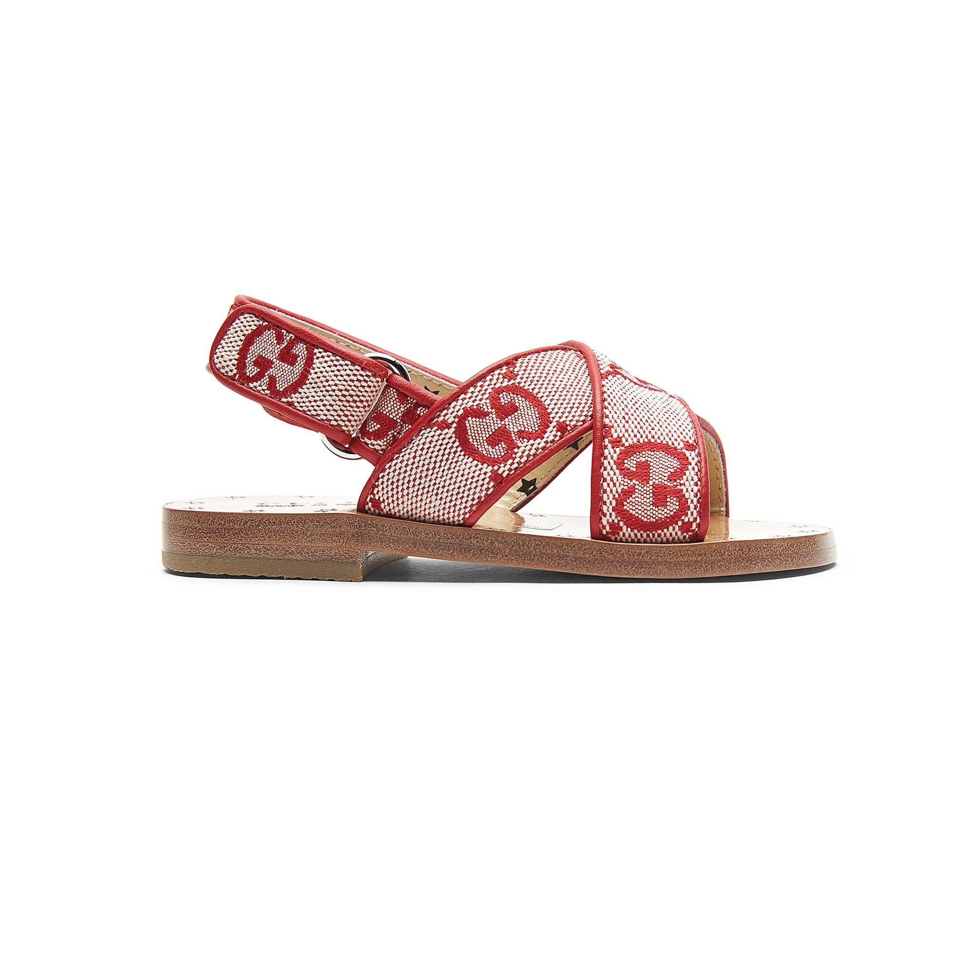 Baby Girls Red Logo Sandals