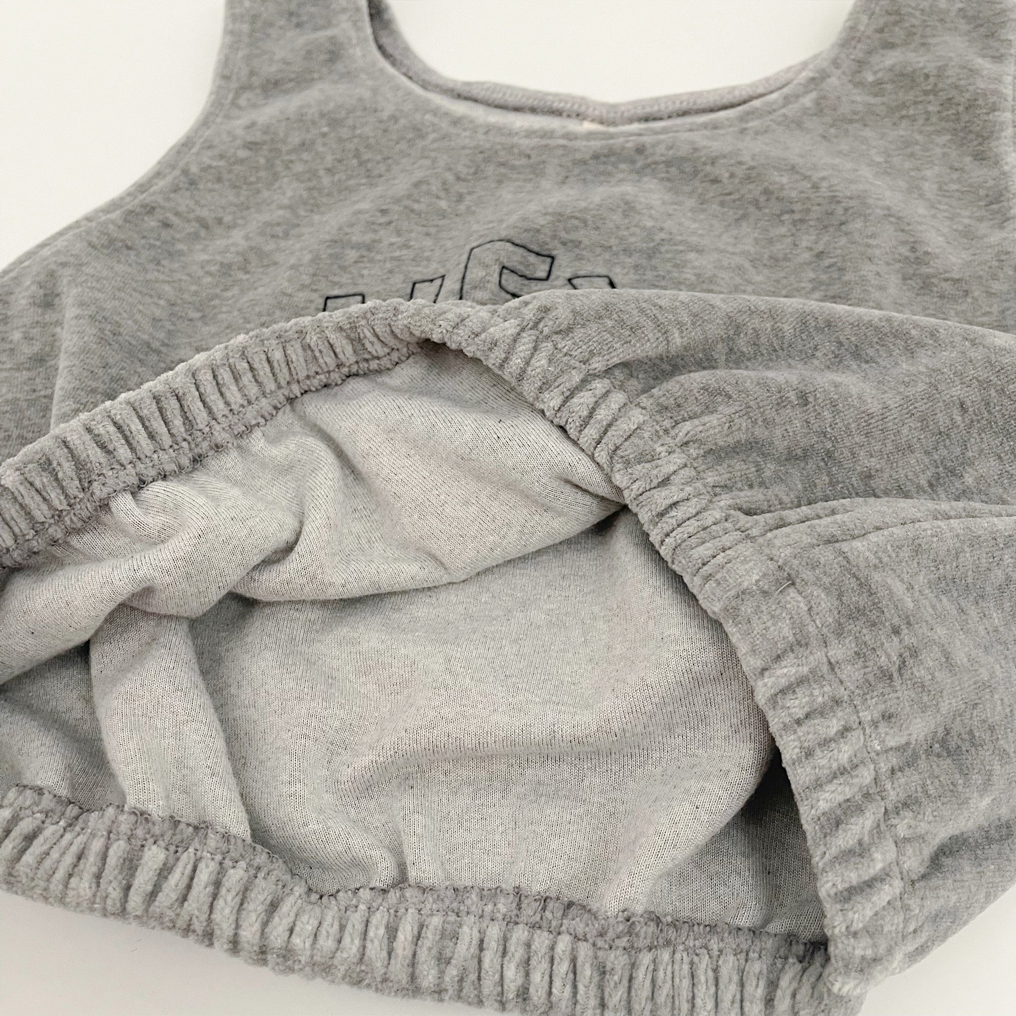 Girls Grey Logo Vest