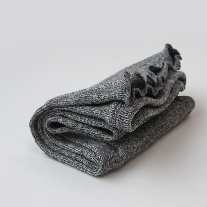 Girls Grey Ballet Warm Up Socks