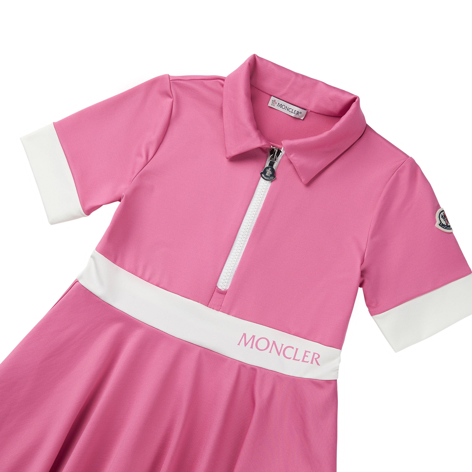 Girls Pink Logo Dress