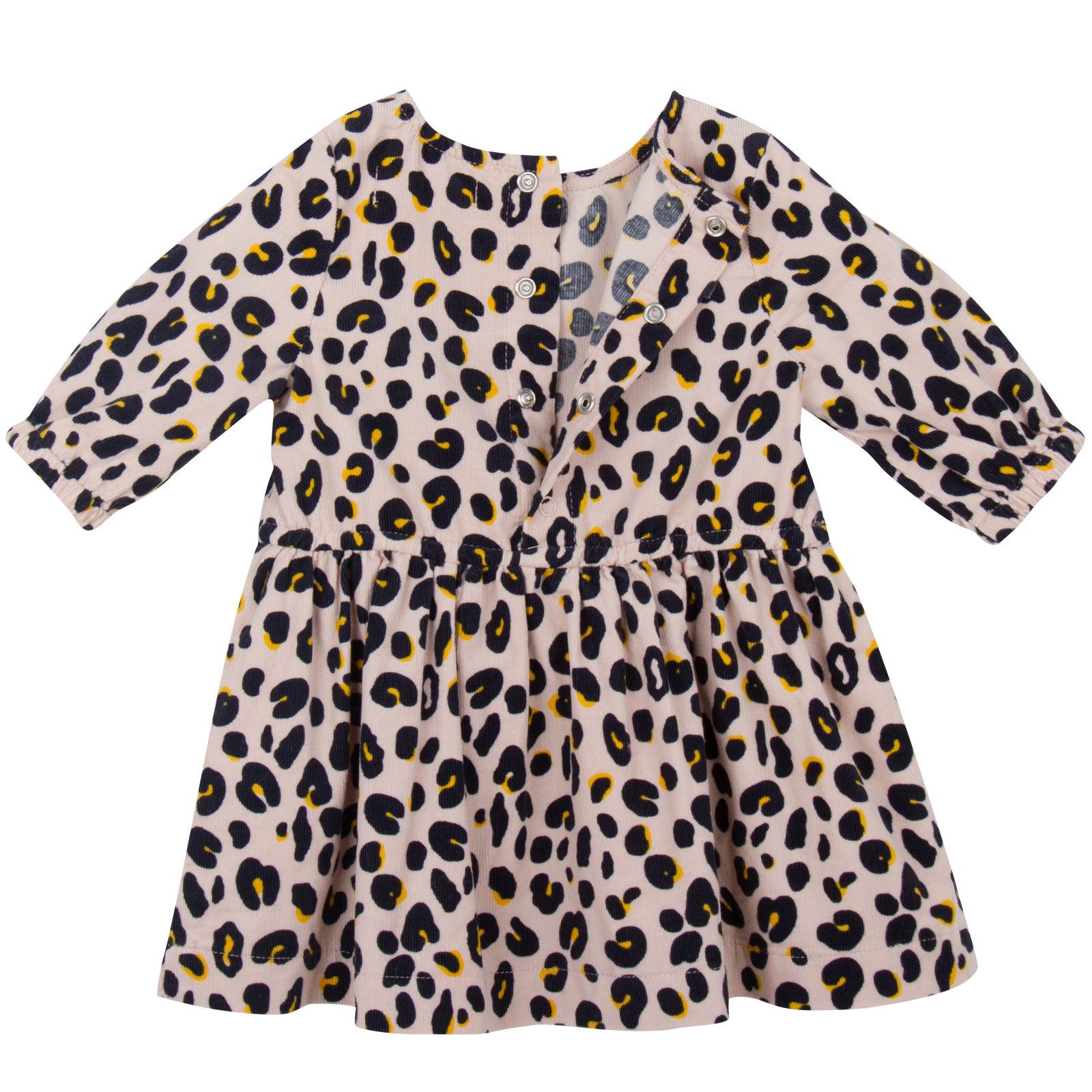 Skippy Baby Pink Dress With Leopard Print - CÉMAROSE | Children's Fashion Store - 3