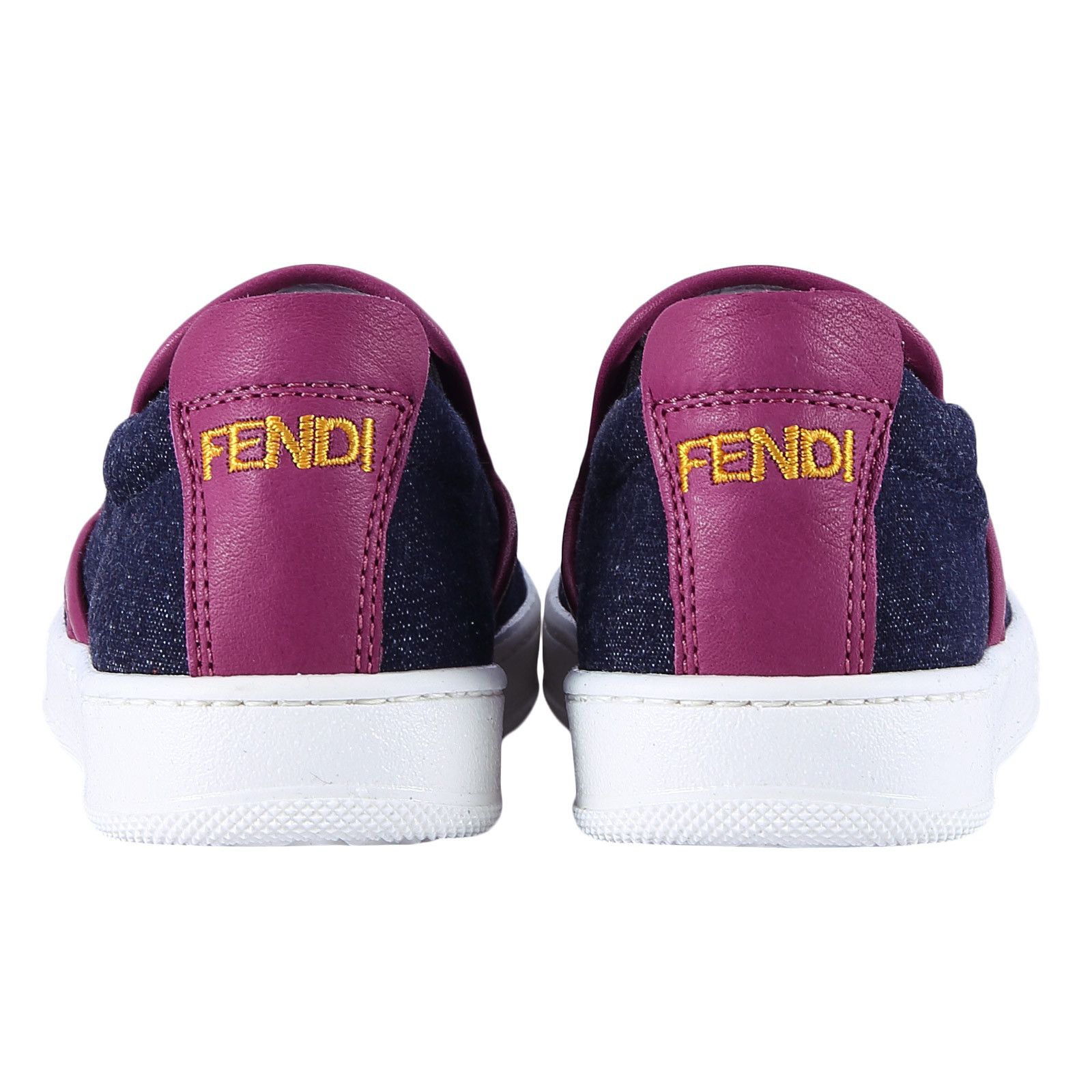 Girls Blue 'Monster' Surface Leather Trainers - CÉMAROSE | Children's Fashion Store - 3
