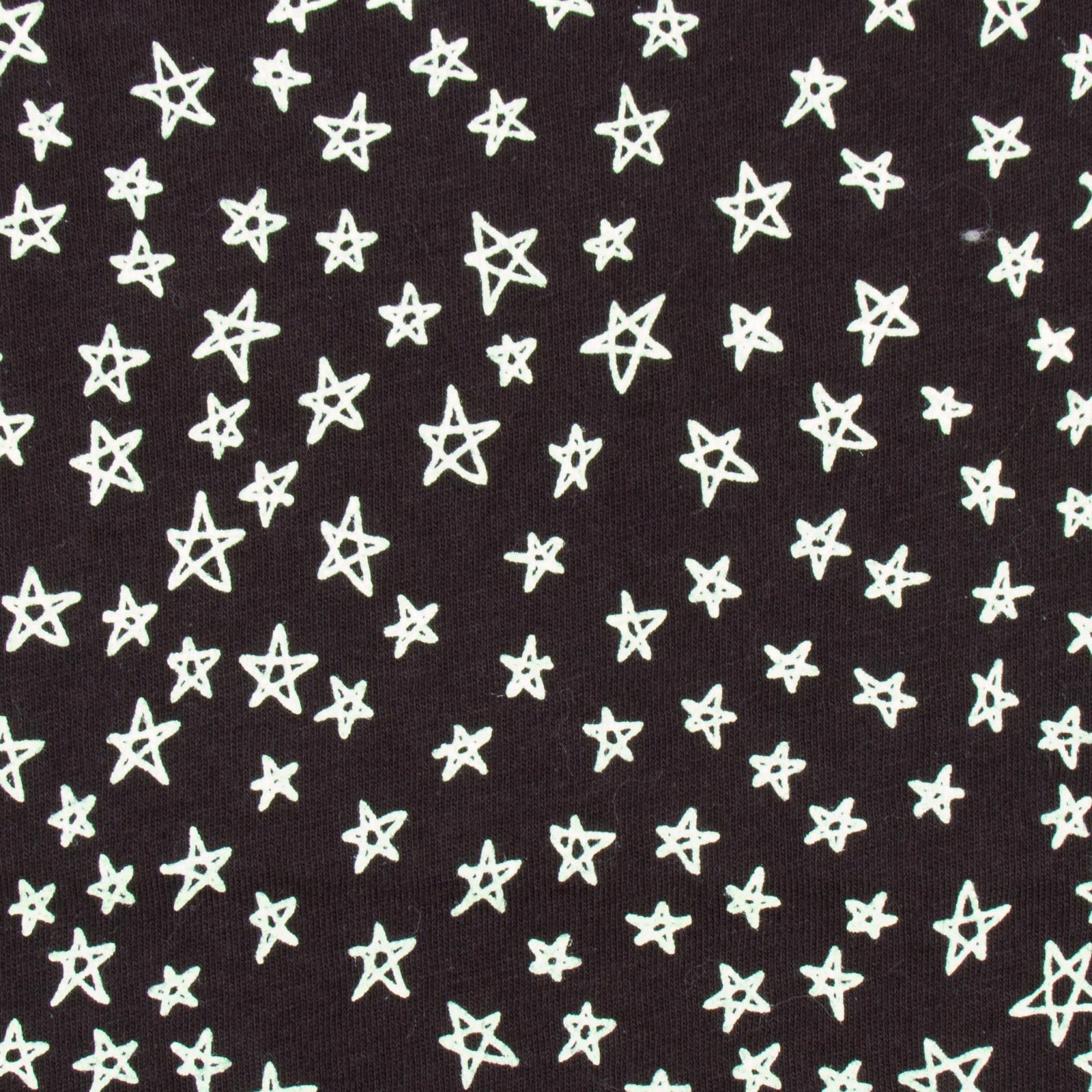 Arlo Boys Black Cotton T-Shirt With Silver Stars - CÉMAROSE | Children's Fashion Store - 3