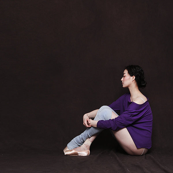 Girls Purple Ballet T-Shirt