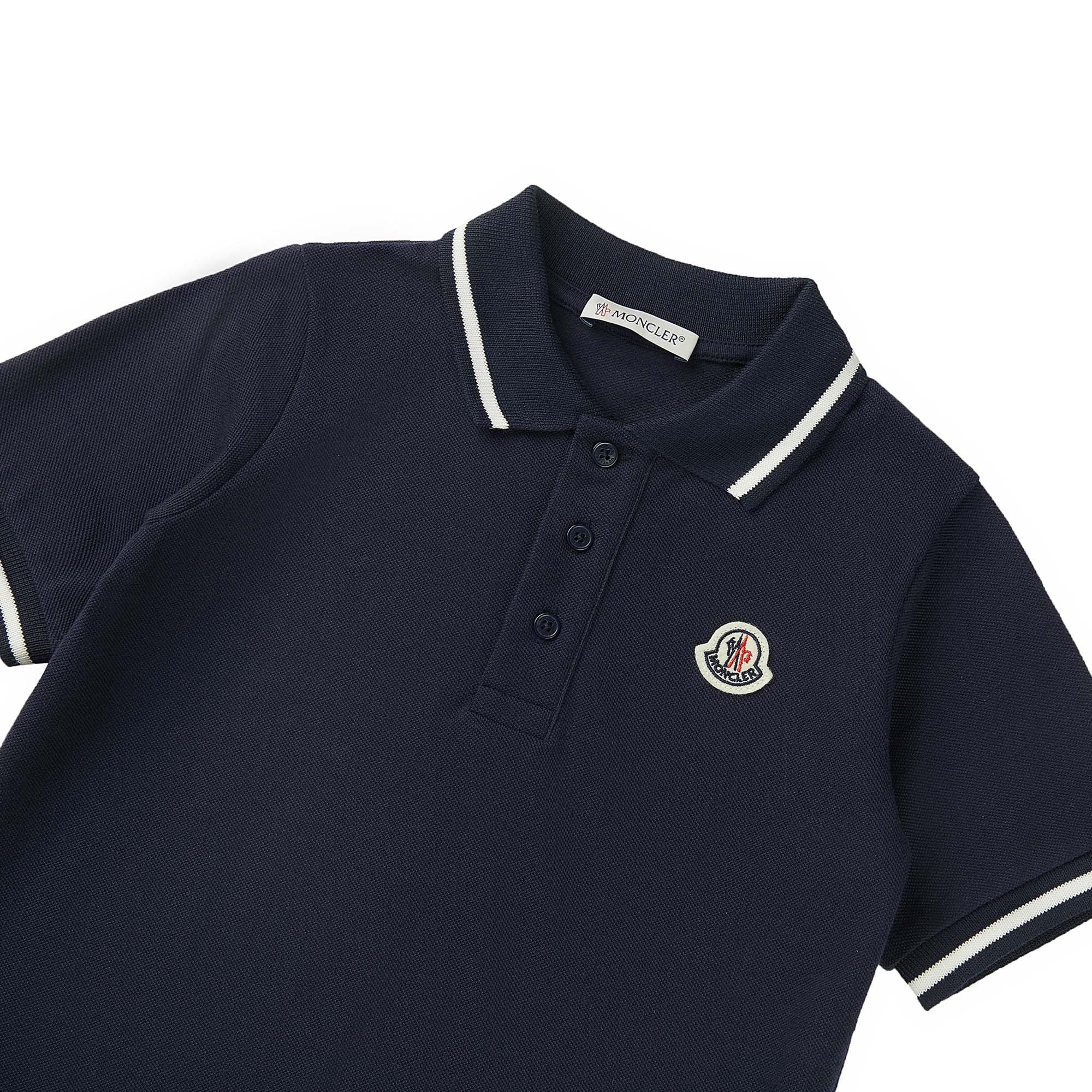 Boys Blue Cotton Polo Shirt