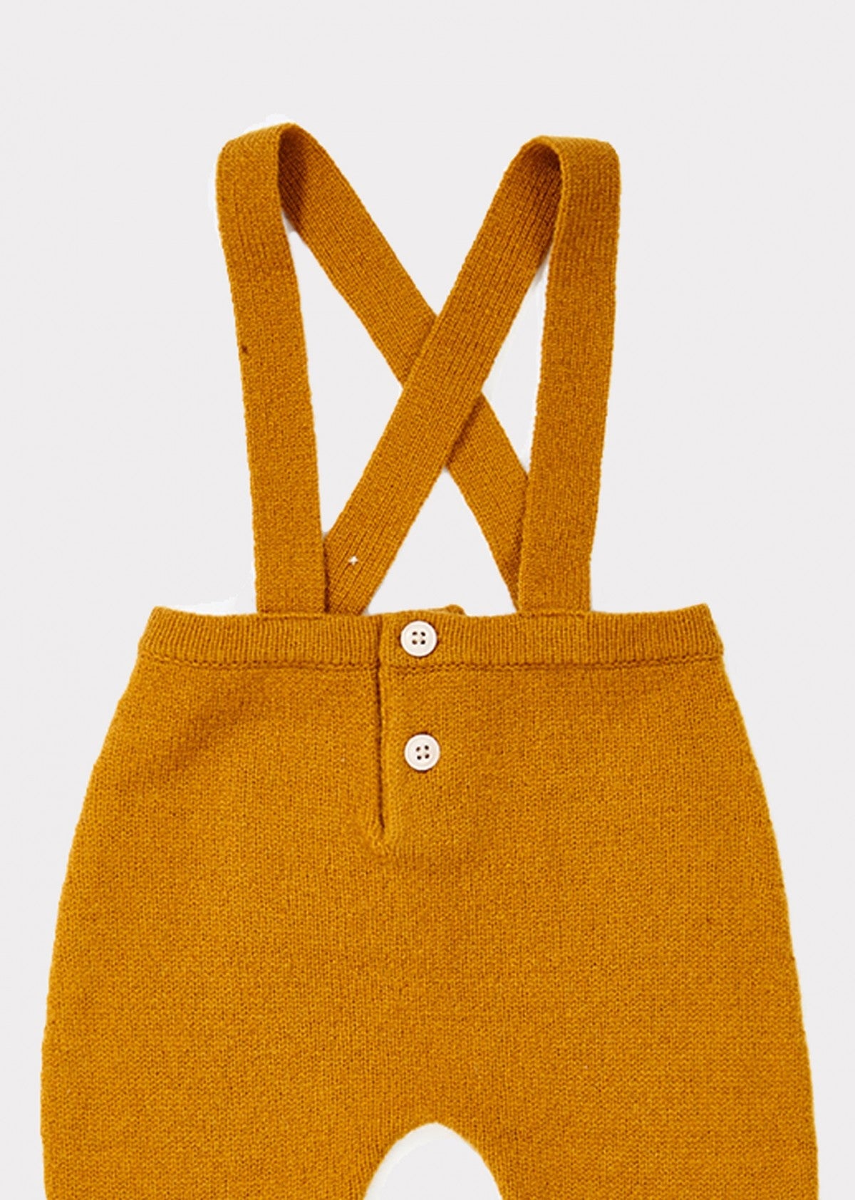 Baby Girls Yellow Wool Trousers