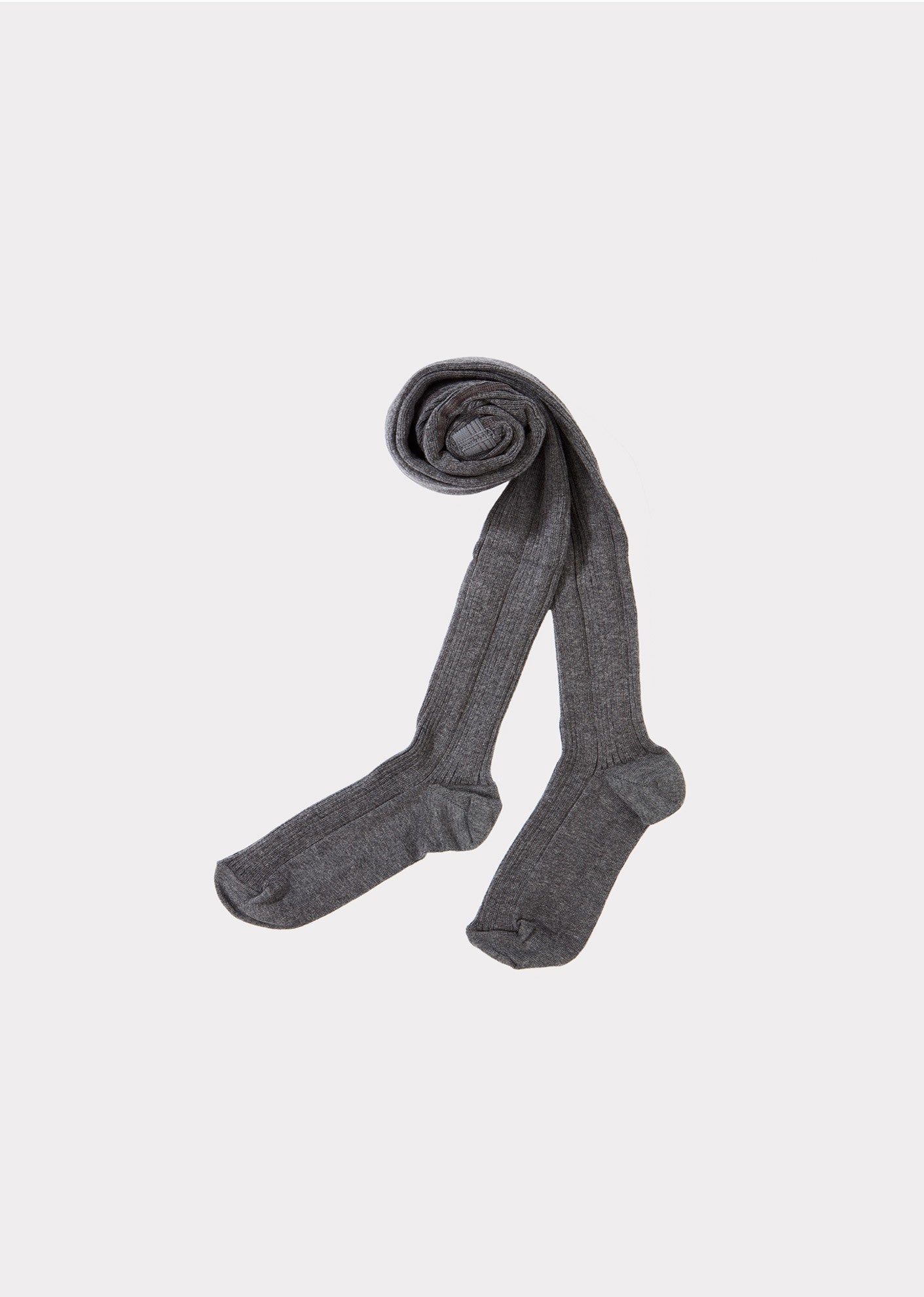 Girls Brown Coal Cotton Tights