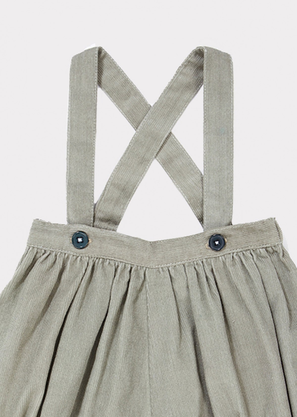 Baby Girls Light Blue Cotton Shorts