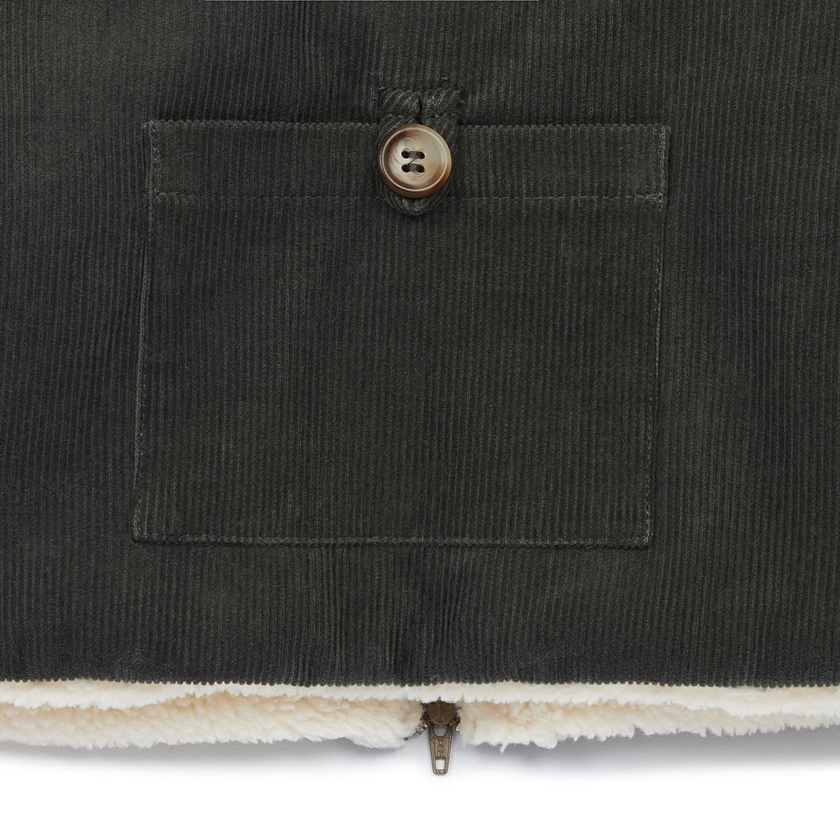 Baby Girls Brown Hooded Cotton Top