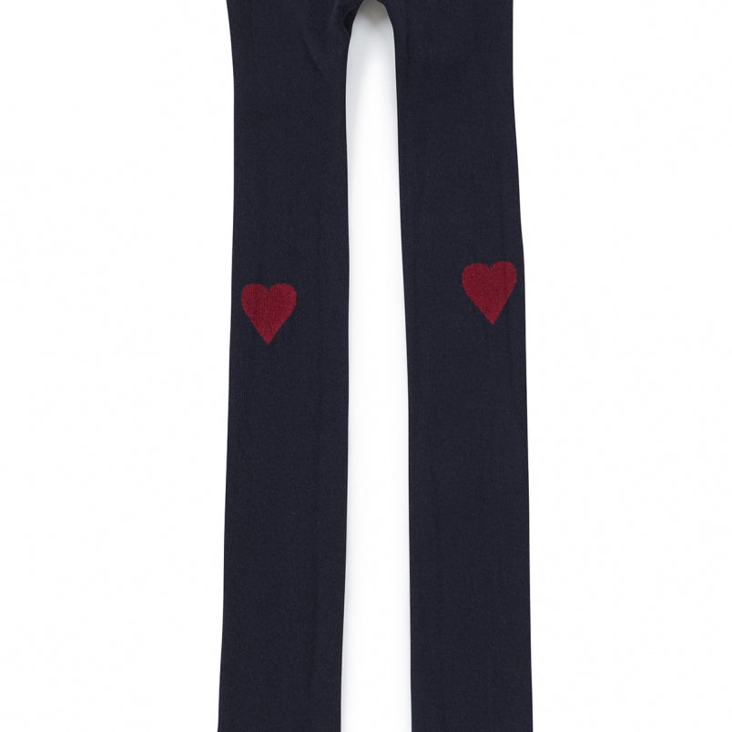 Girls Blue Cotton Leggings