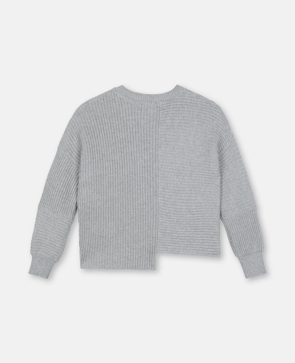 Girls Grey Cotton Sweater
