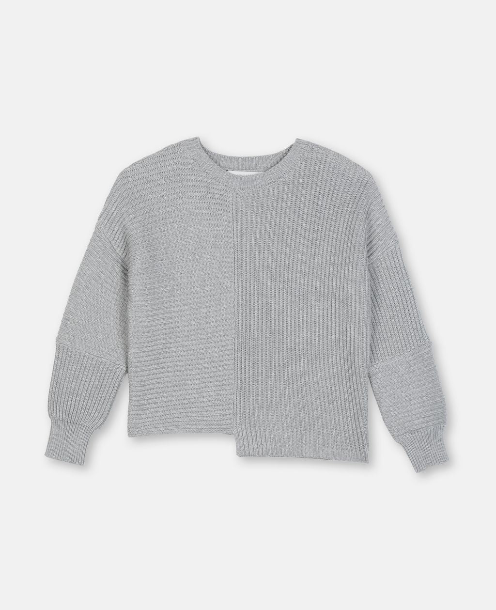 Girls Grey Cotton Sweater