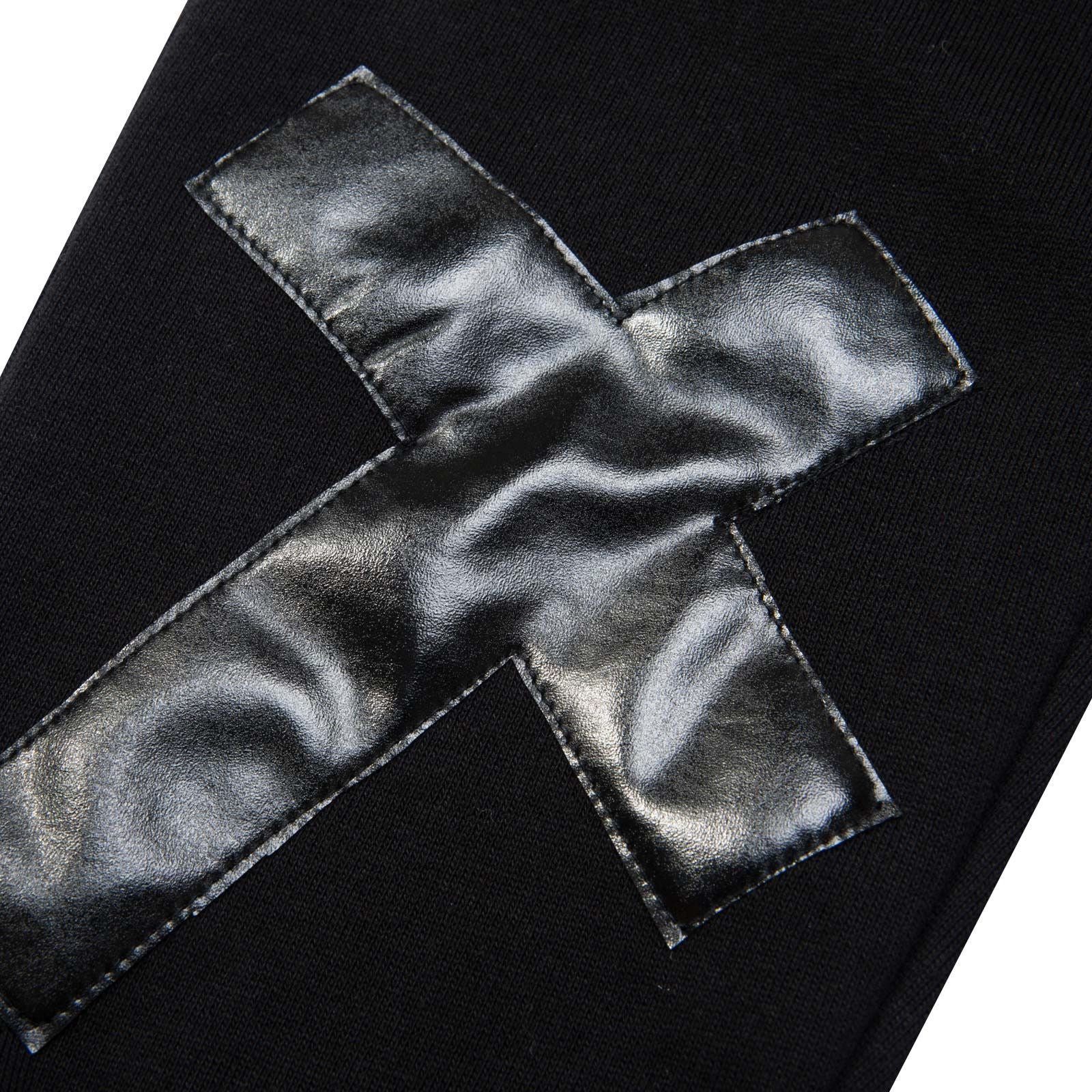 Boys&Girls Black Tight Cuffs Trouses With Black Printed Trims On Legs - CÉMAROSE | Children's Fashion Store - 4