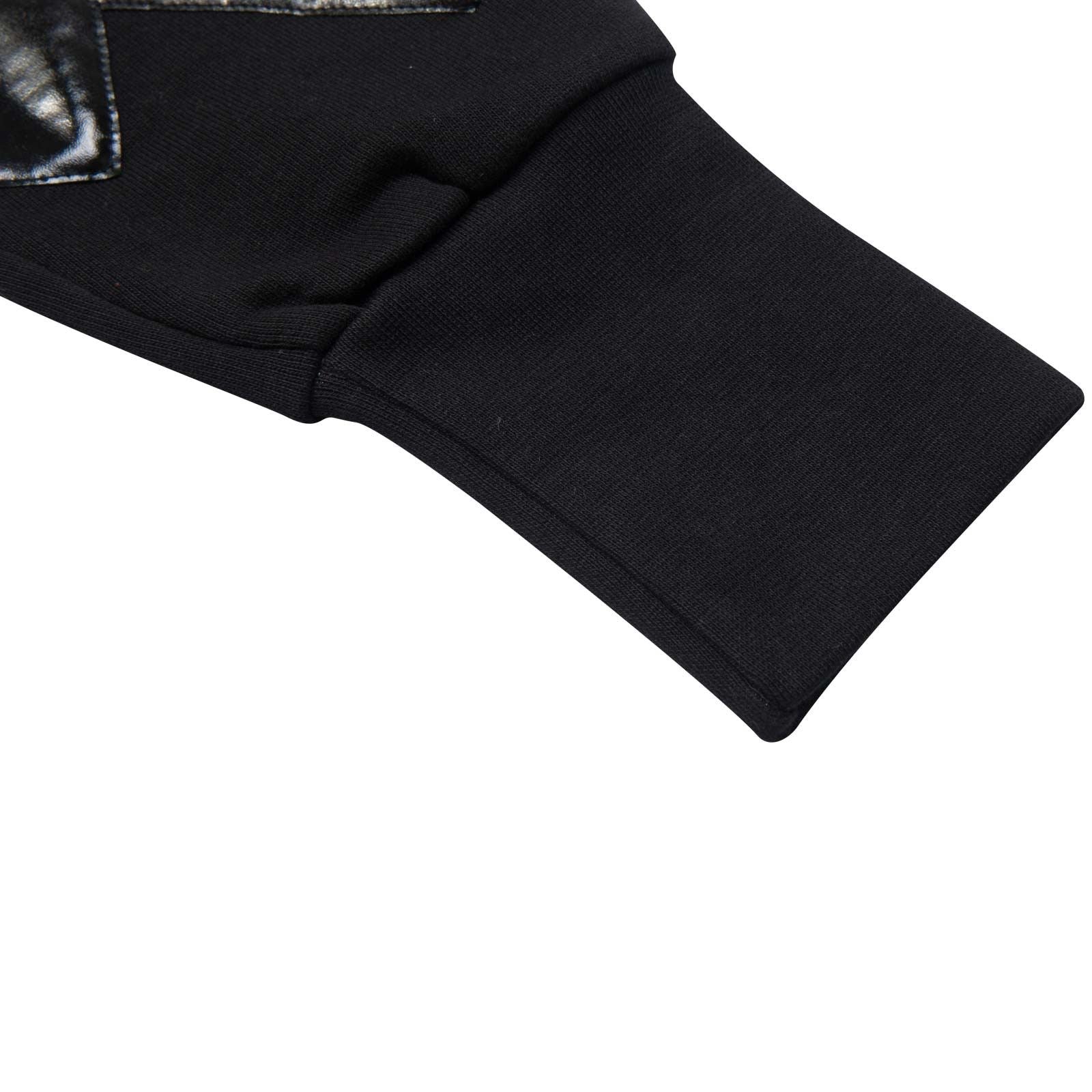 Boys&Girls Black Tight Cuffs Trouses With Black Printed Trims On Legs - CÉMAROSE | Children's Fashion Store - 5