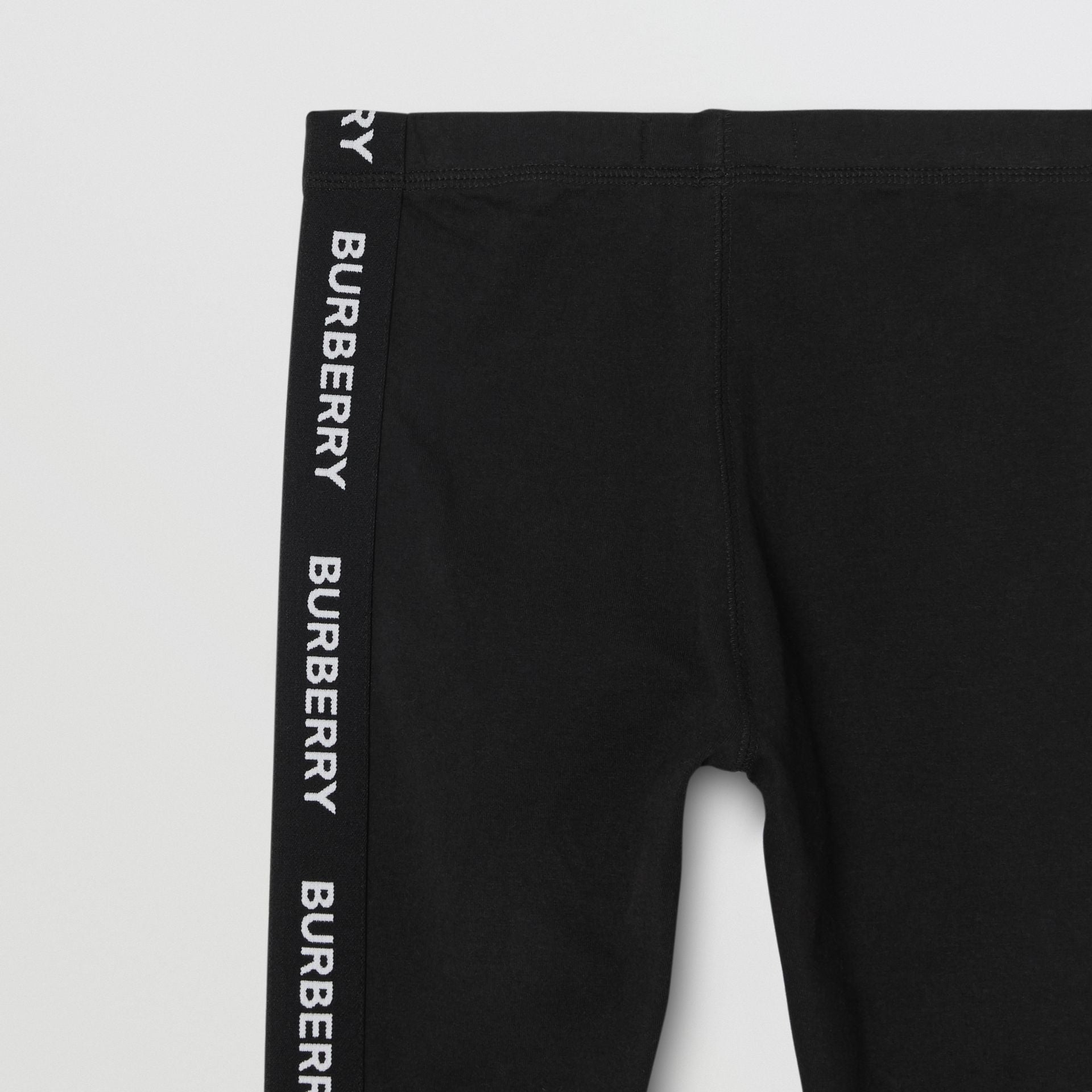 Girls Black Cotton Leggings