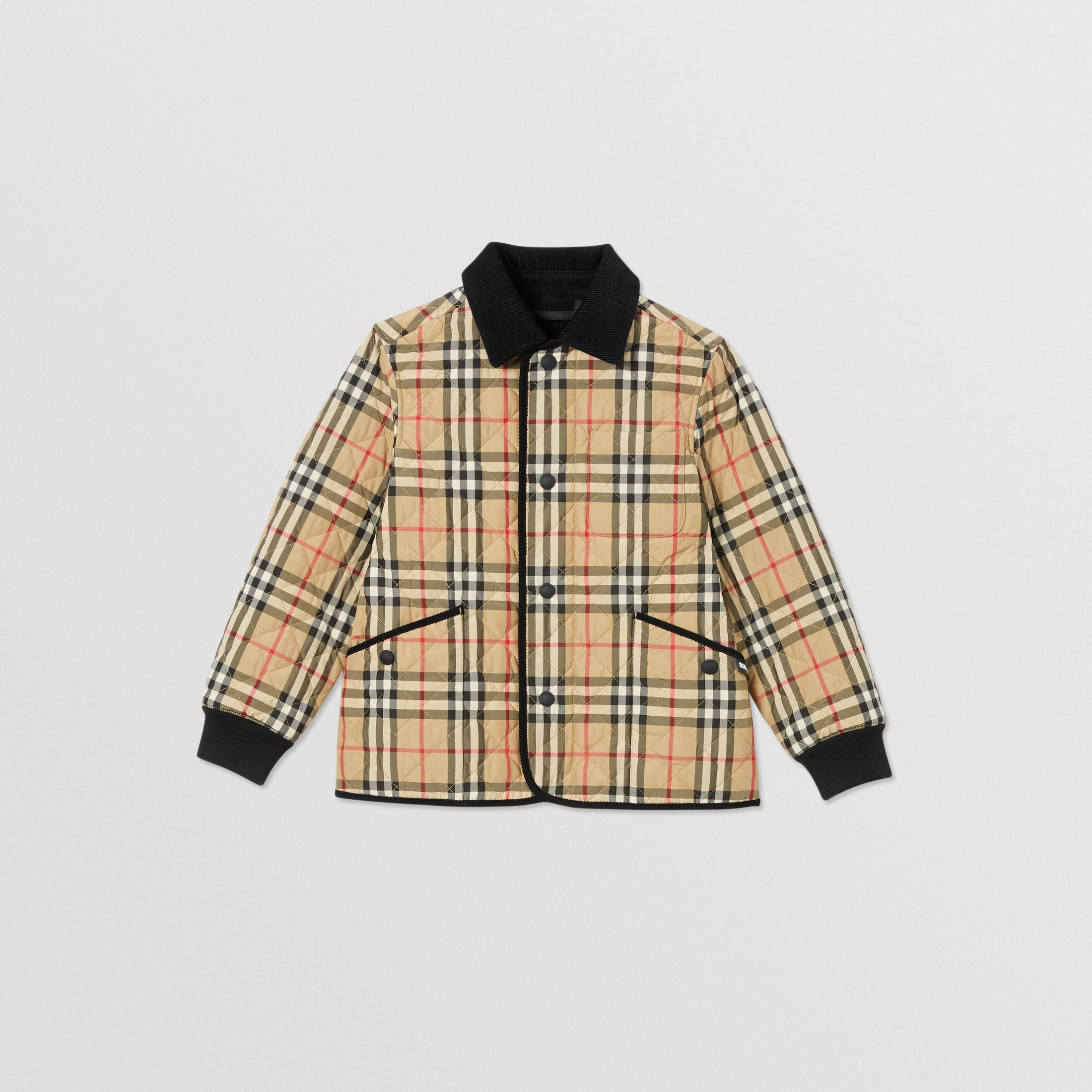 Boys Archive Beige Padded Down Coat