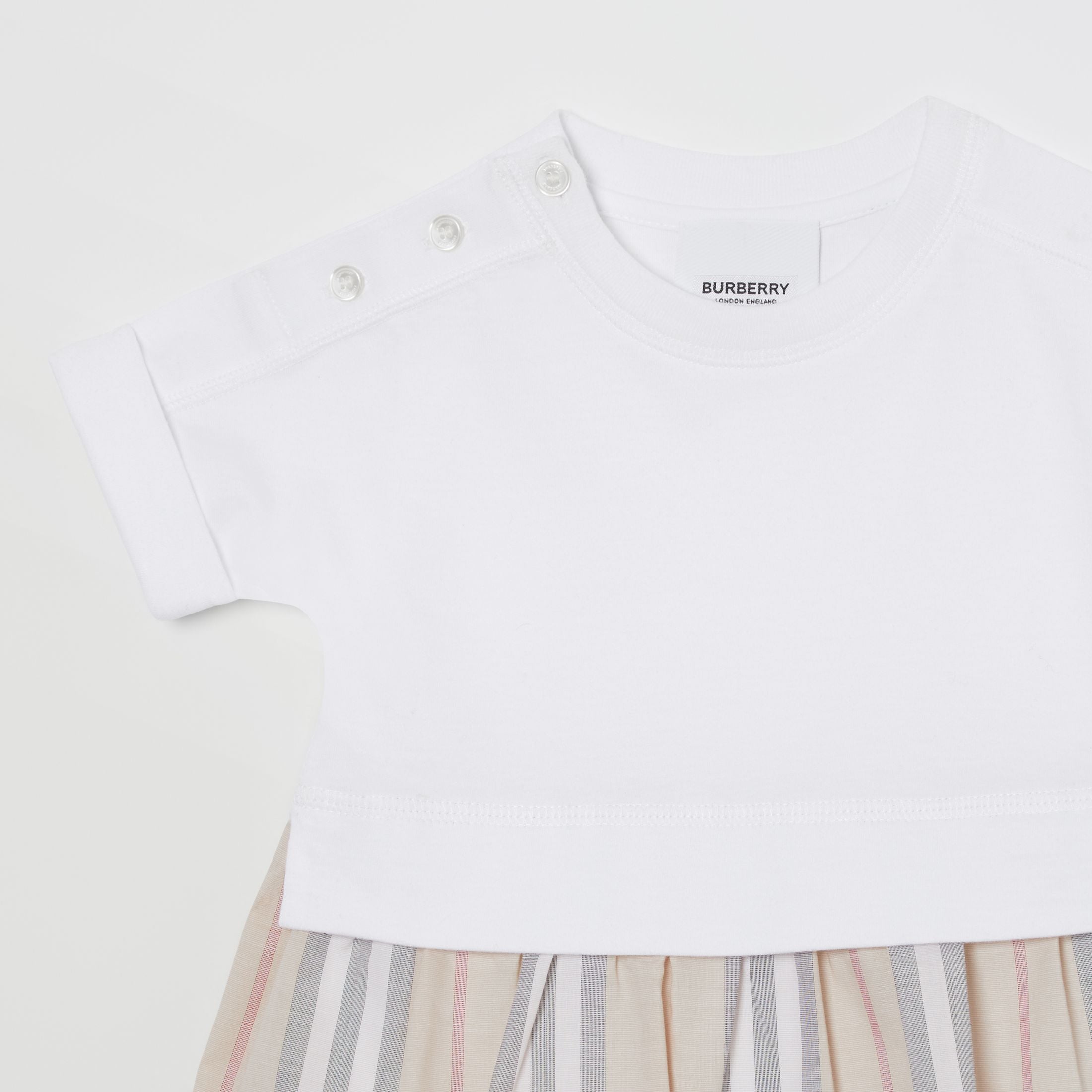Baby Girls White Cotton Dress