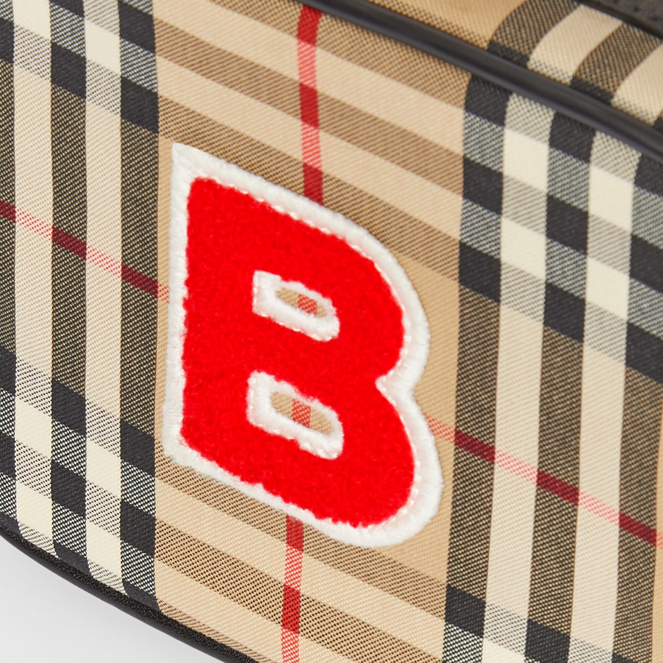 Girls Archive Beige Vintage Check Bag
