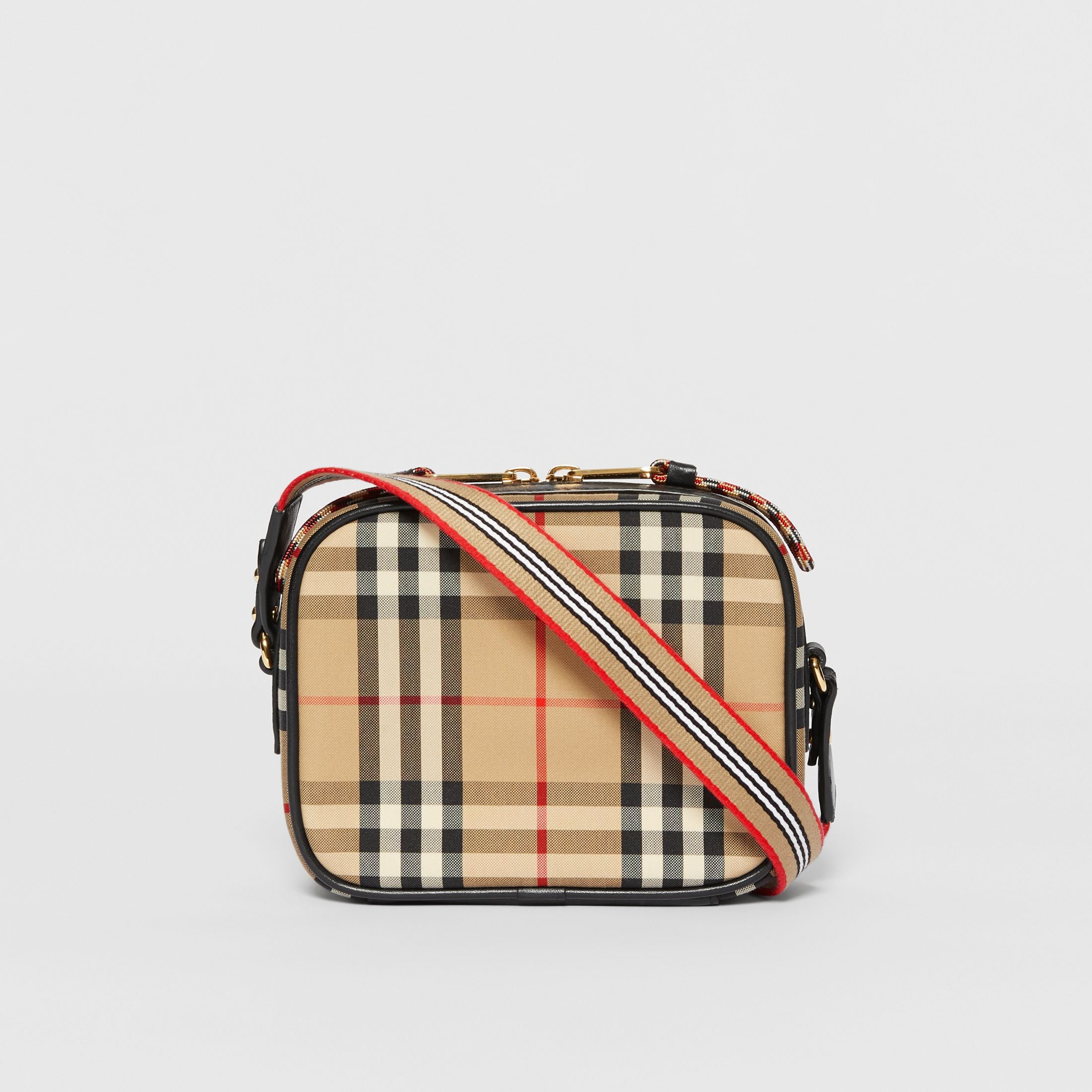 Girls Archive Beige Vintage Check Bag