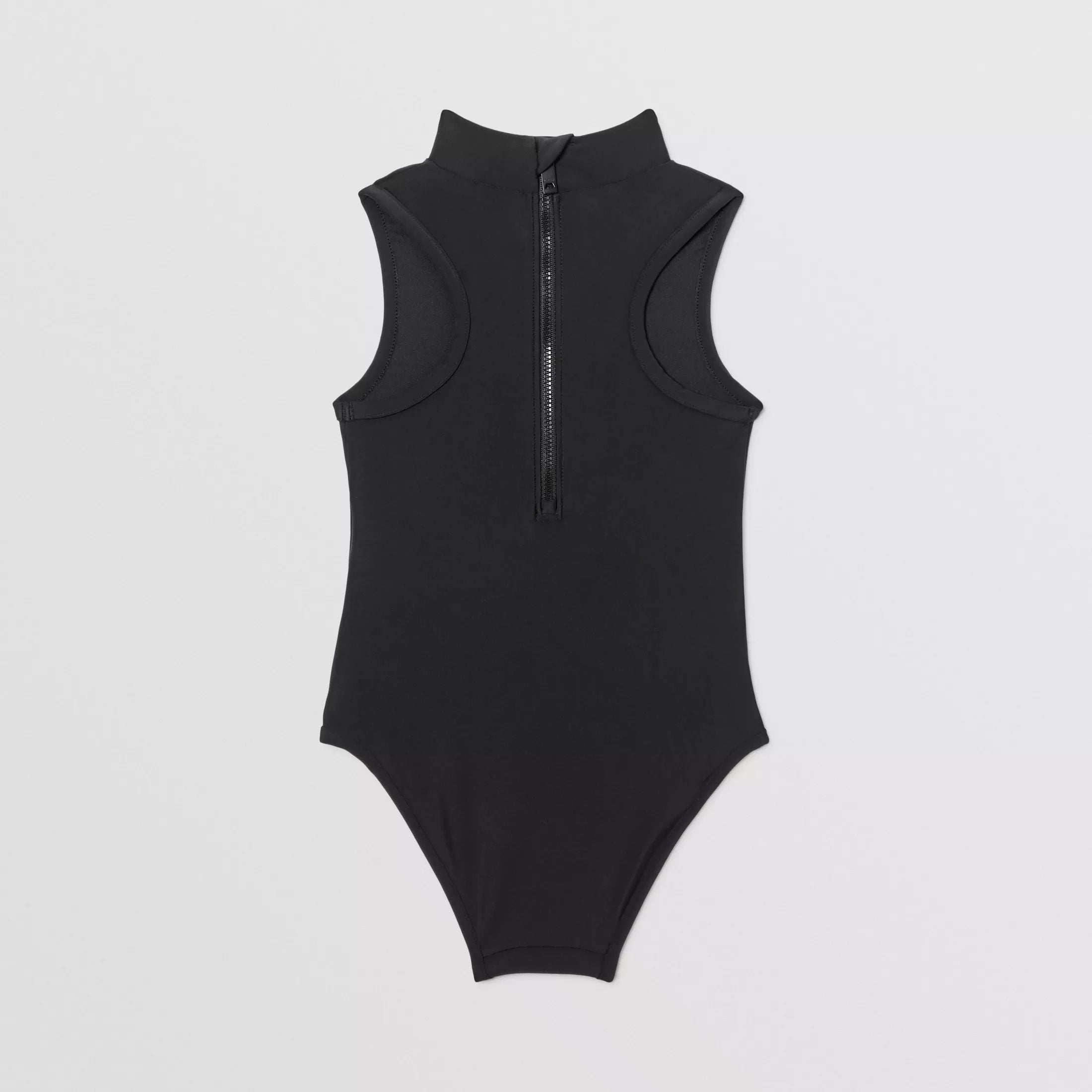 Girls Black Logo Swimsuit