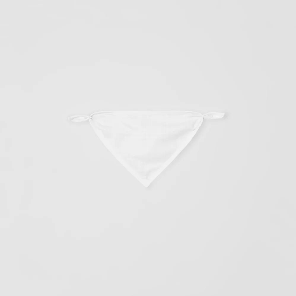 Girls White Cotton Dress