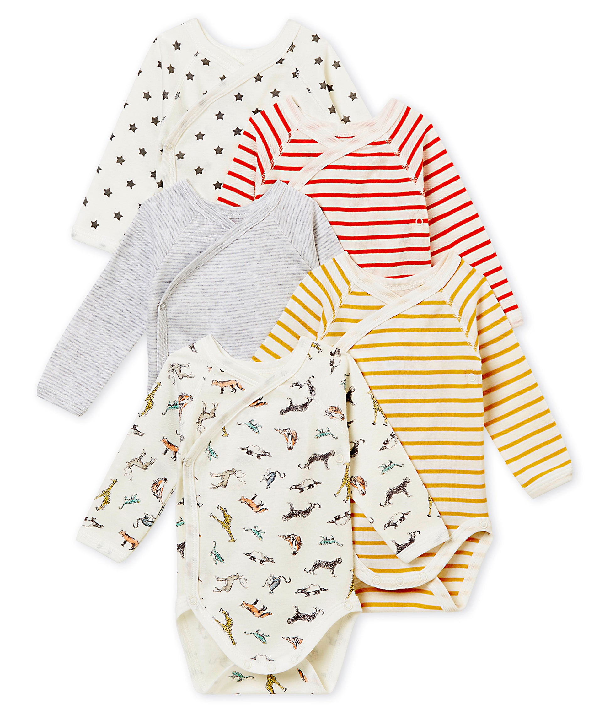 Baby Girls Multicolor Underwear Babysuit Sets