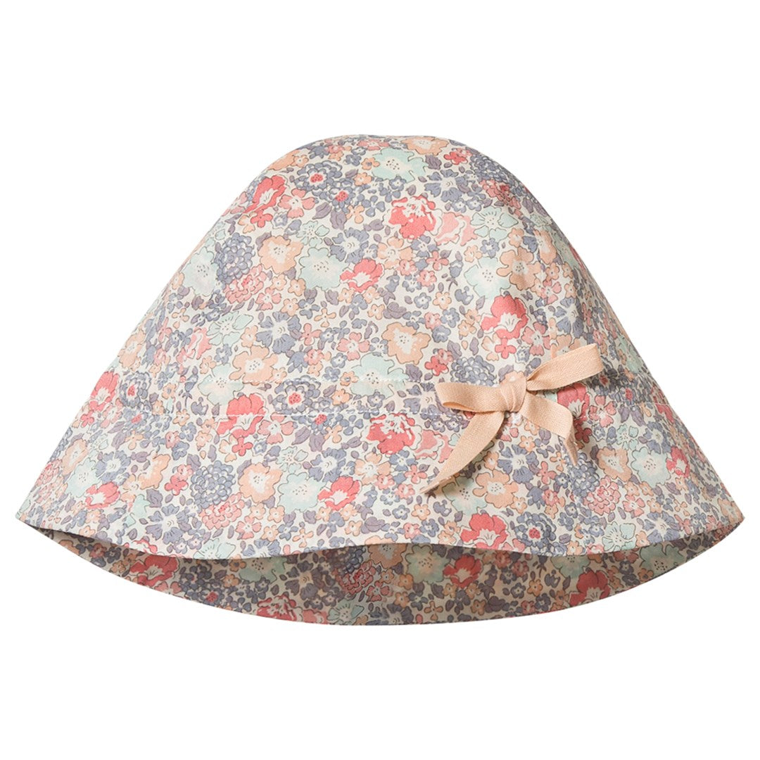 女小童粉色碎花帽子