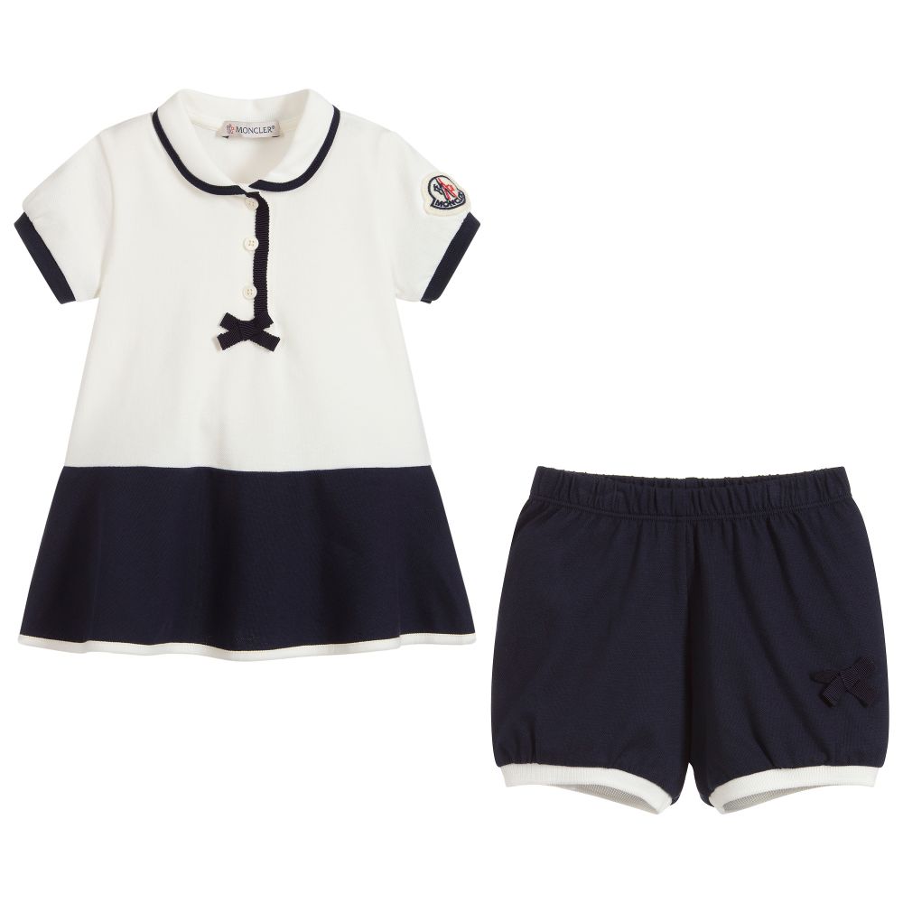 Baby Girls White Cotton Dress