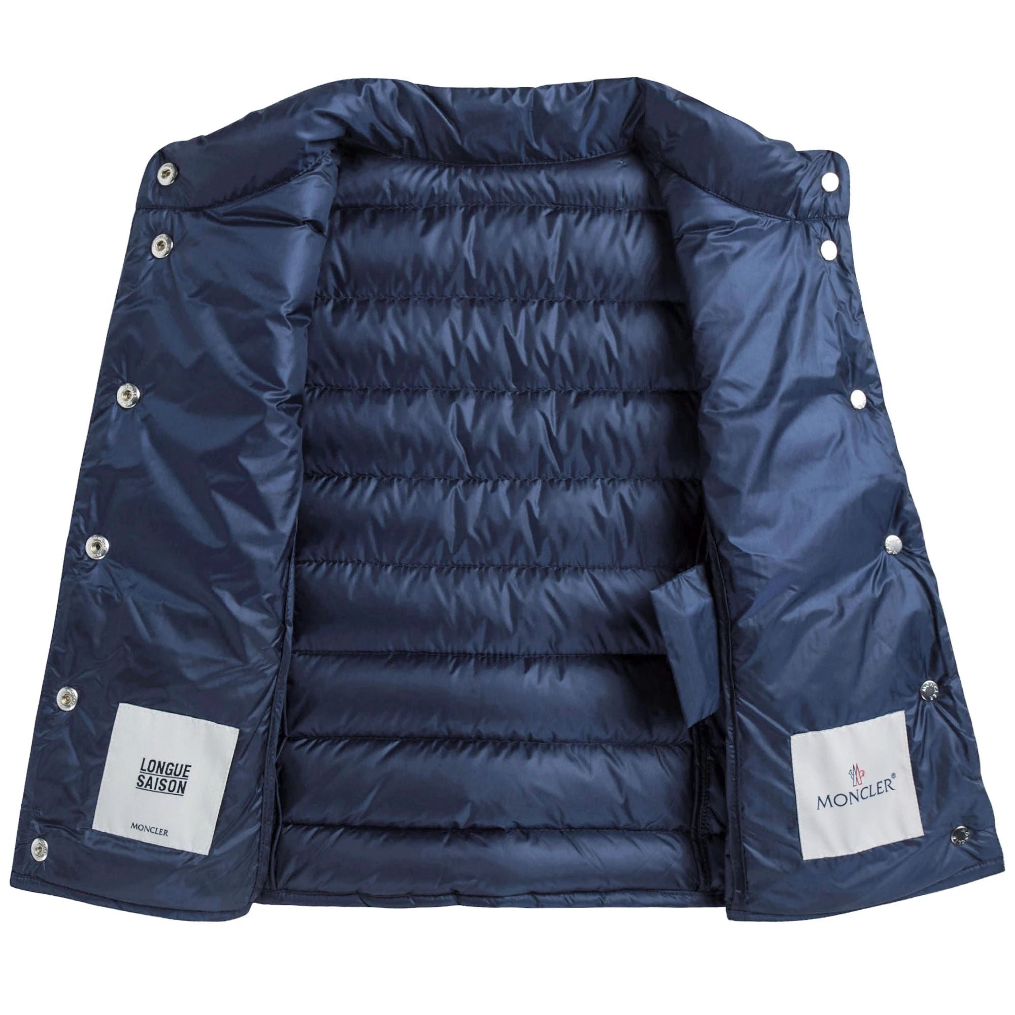 Girls Navy "LIANE" Padded Down Gilet