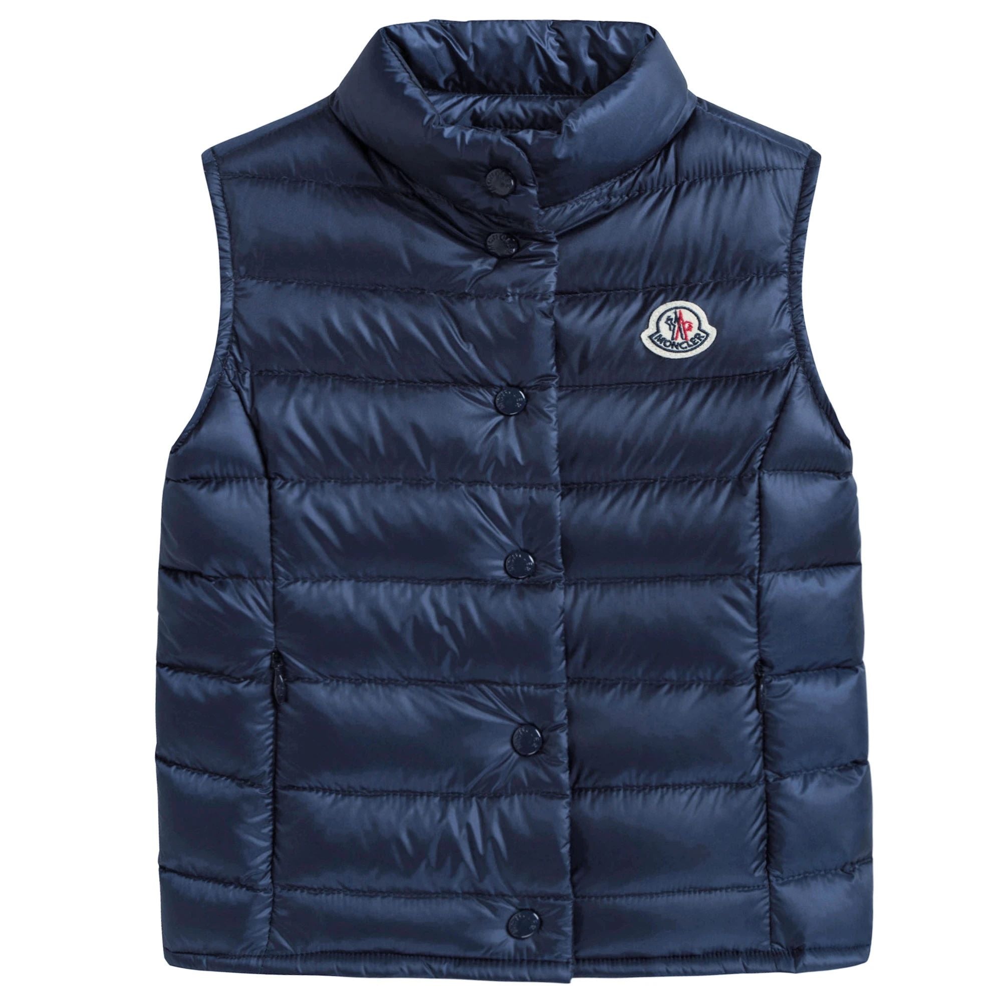 Girls Navy "LIANE" Padded Down Gilet
