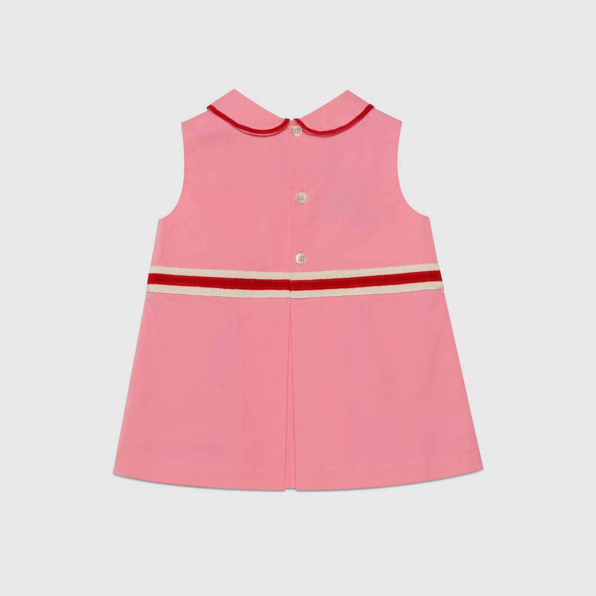 Baby Girls Pink Cotton Dress