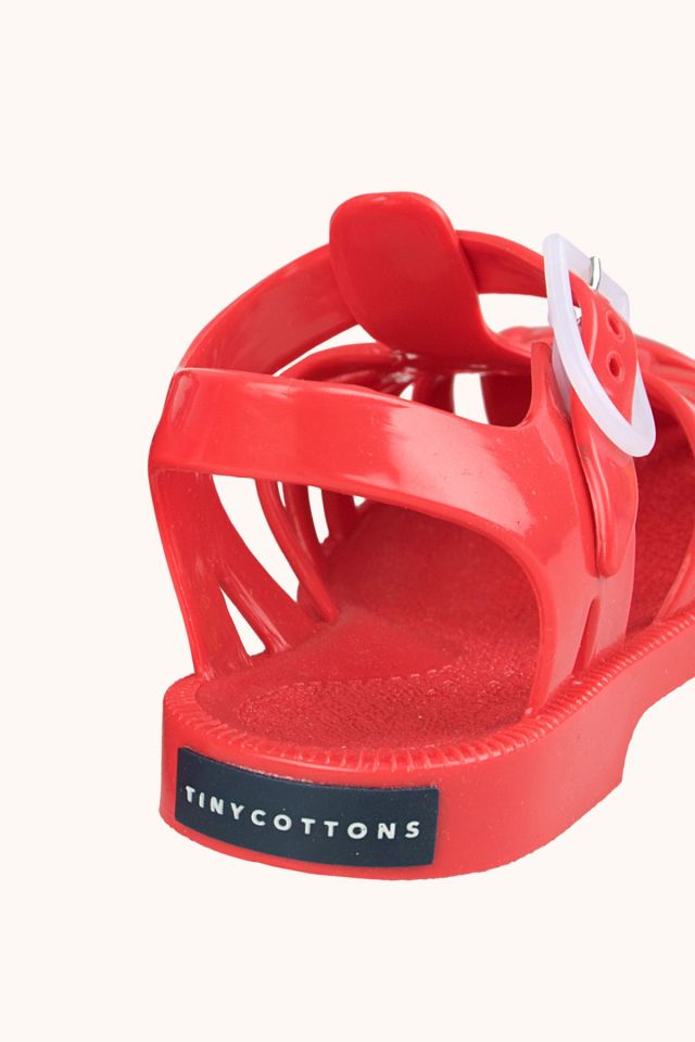 Girls Red Jelly Sandals