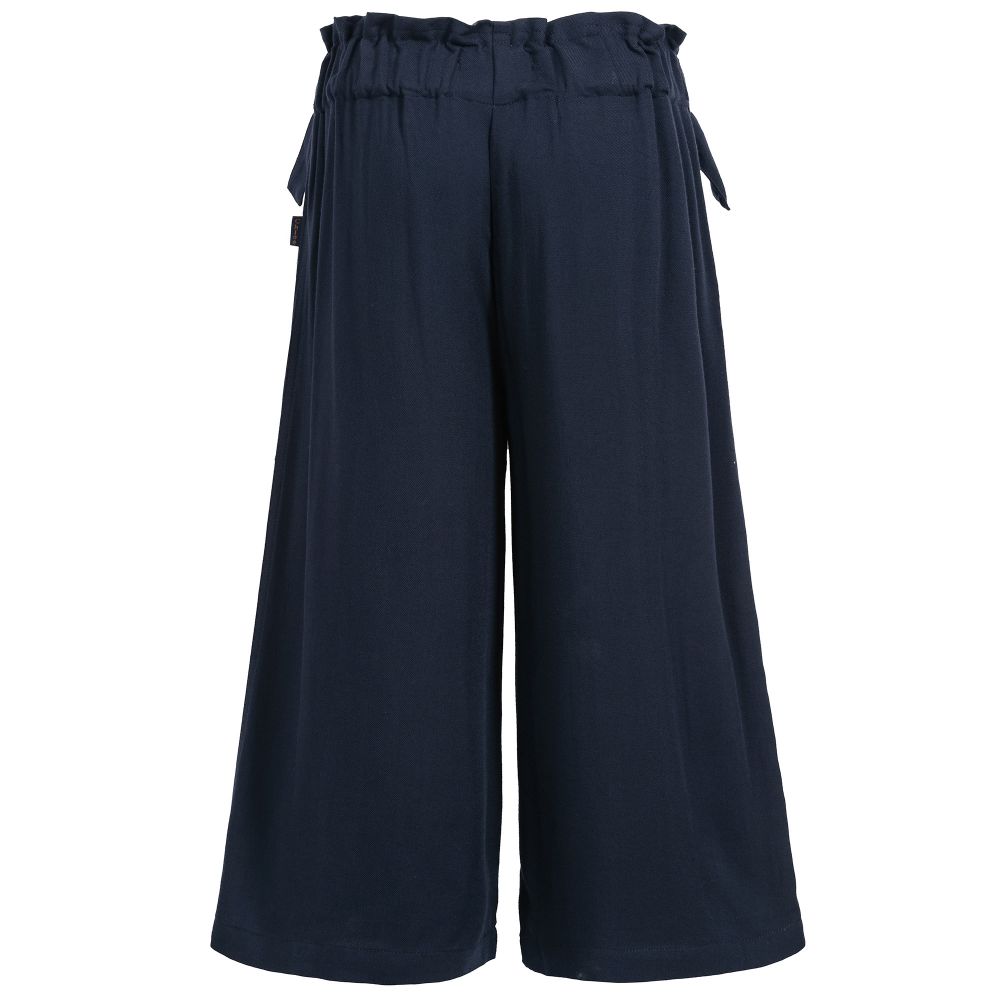 Girls Blue Widely Trousers