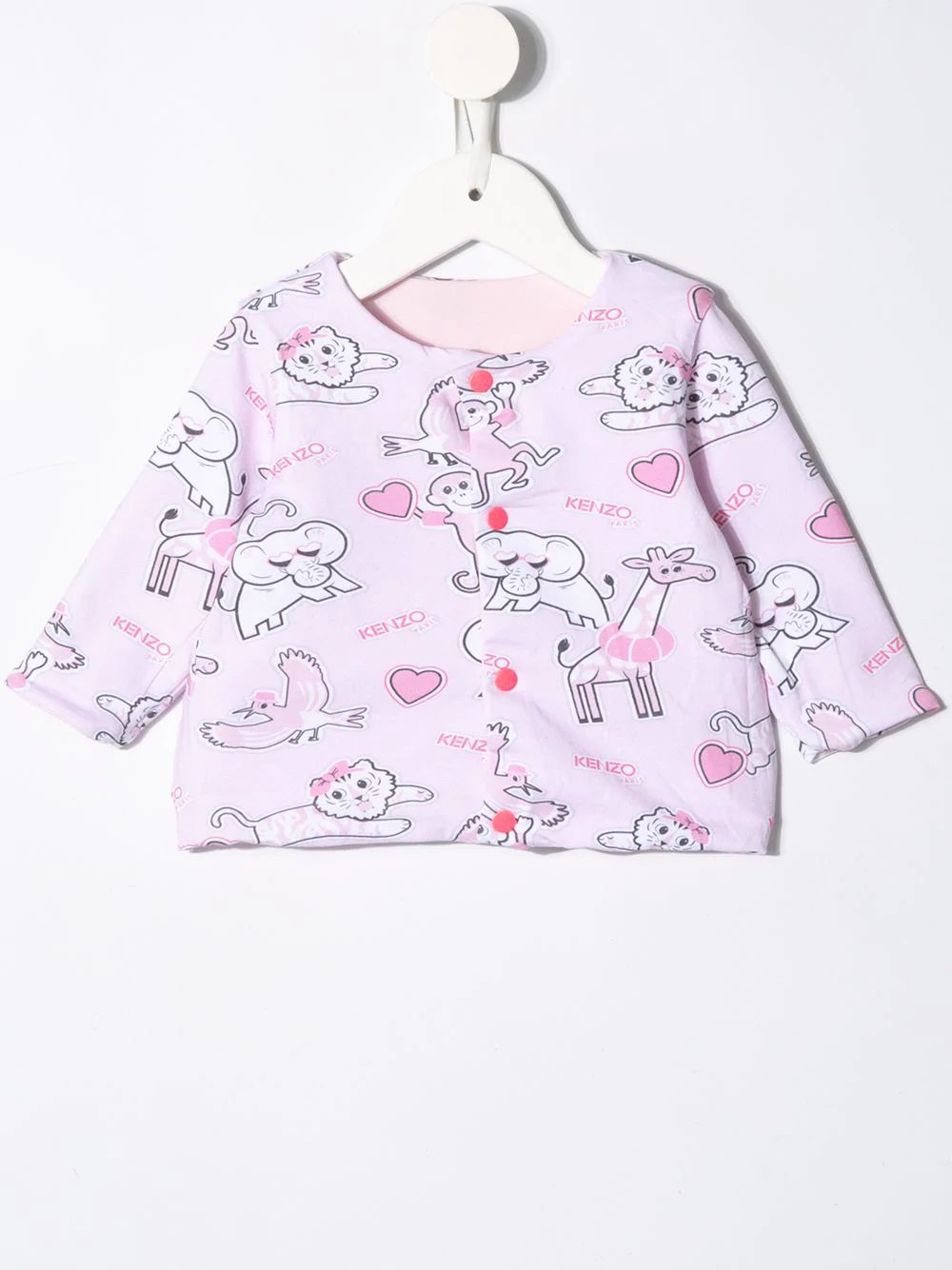 Baby Girls Light Pink Reversible Cardigan