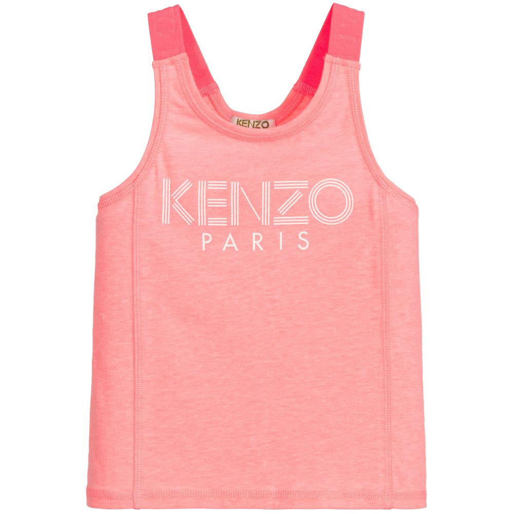 Girls Pink Logo Top