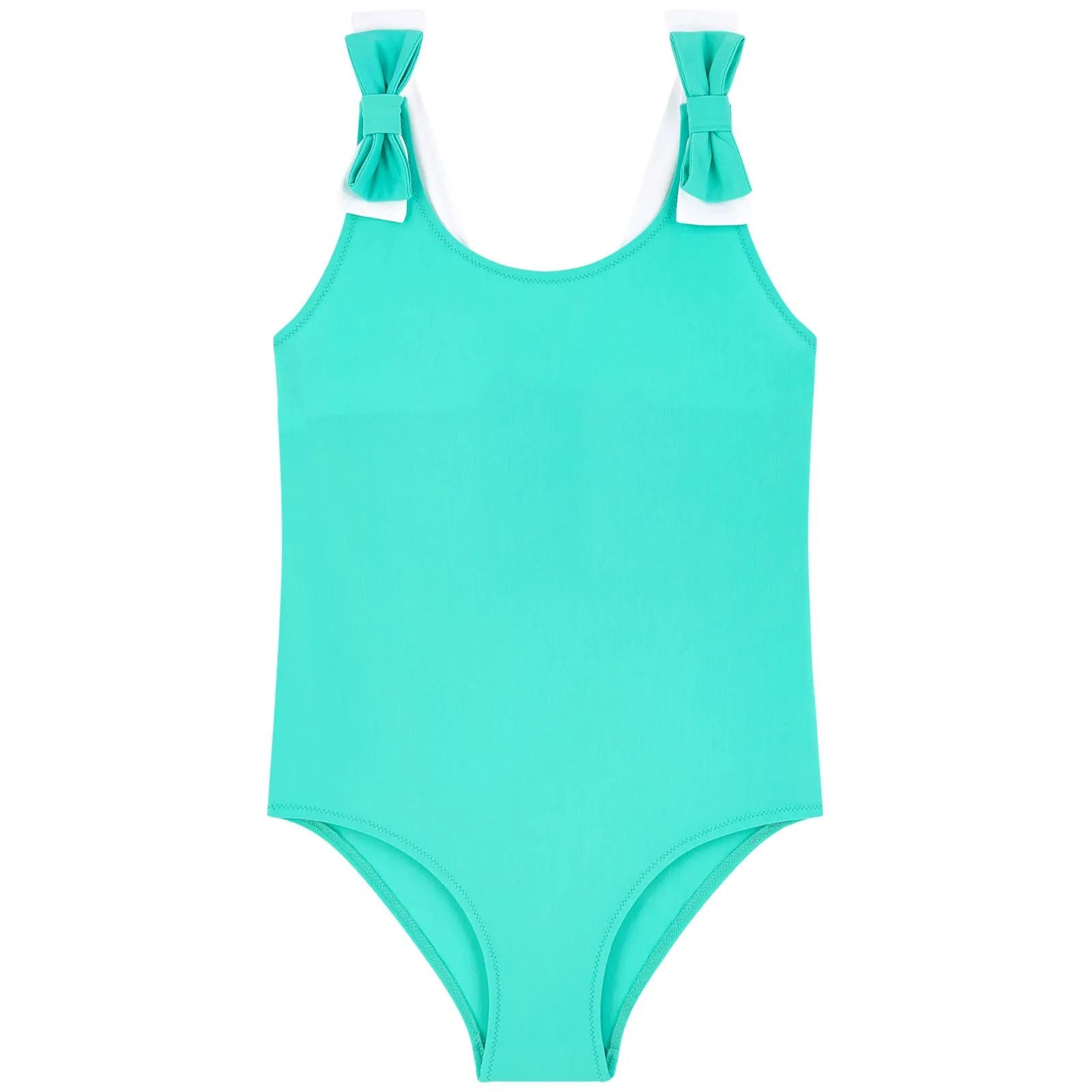 Girls Emerald Green Swimsuit