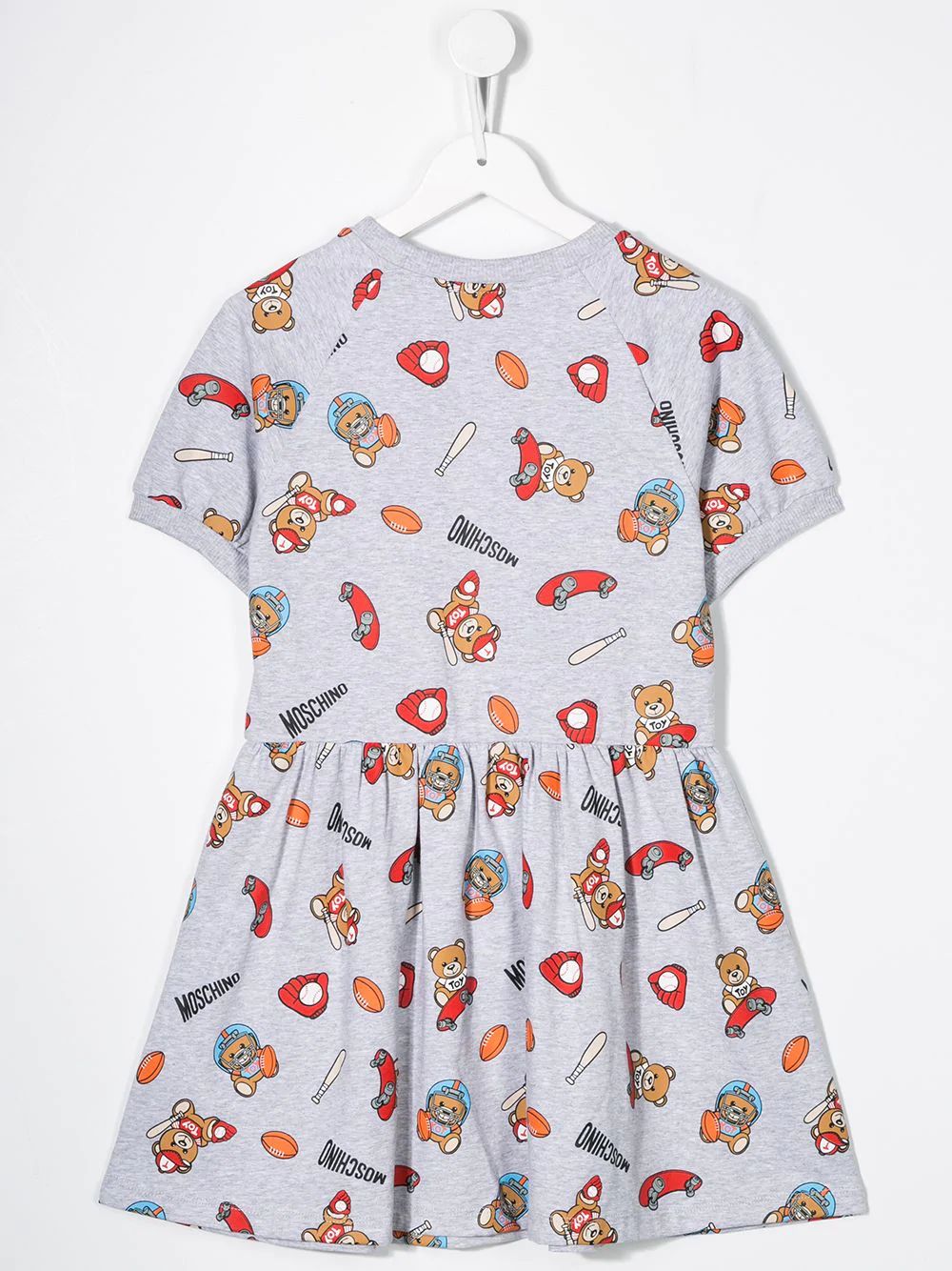 Girls Grey Cotton Dress