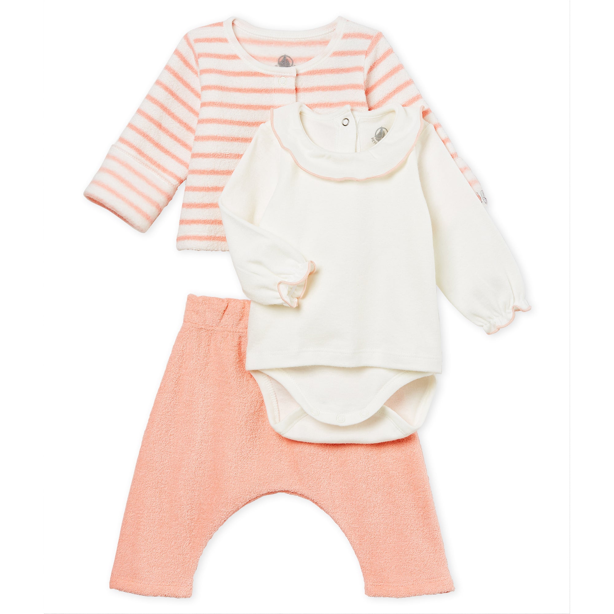 Baby Girls Pink & White Sets