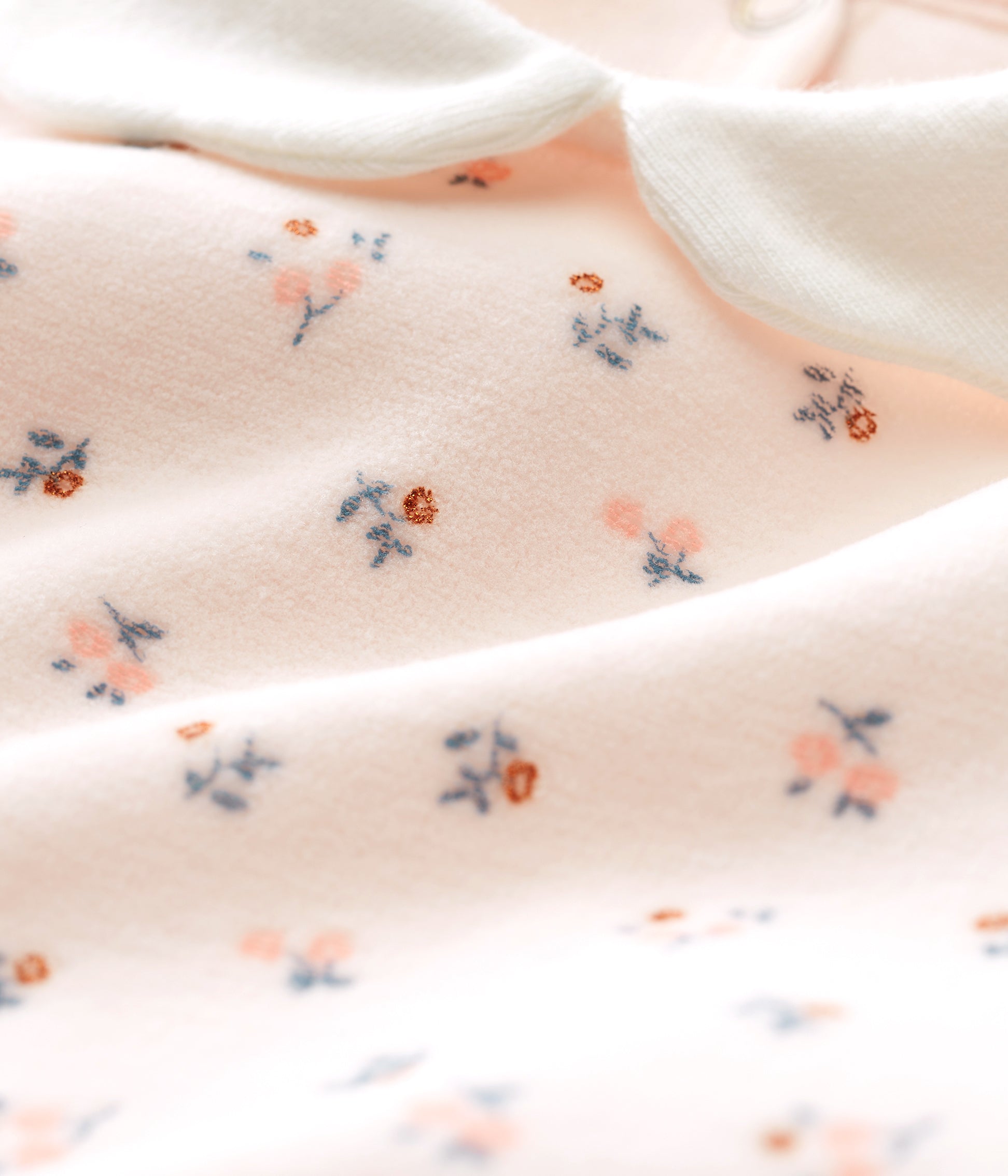 Baby Girls Light Pink Flowers Jumpsuit