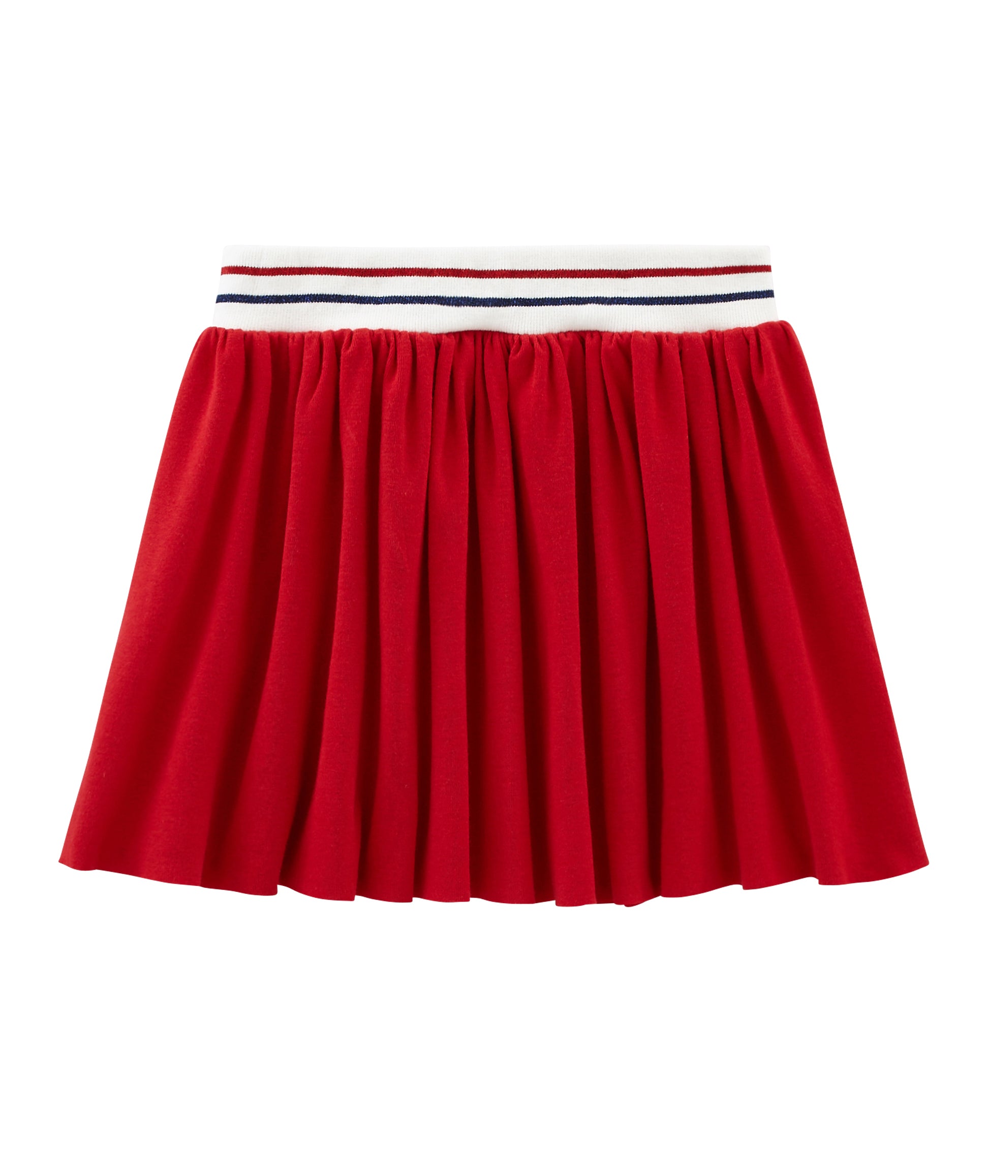 Girls Red Cotton Skirt